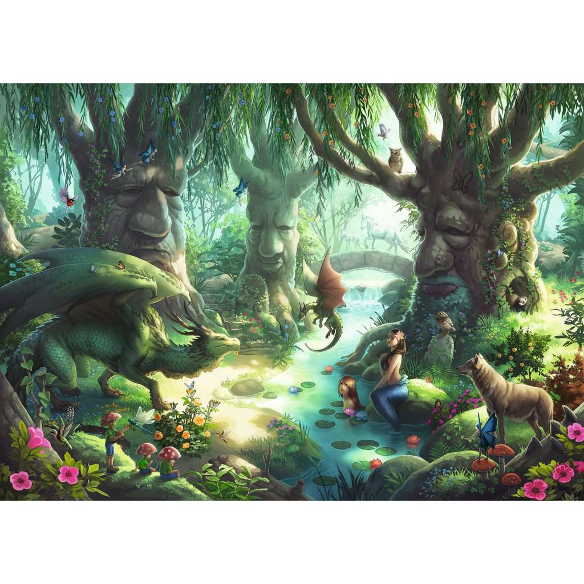 Ravensburger Puzzle Ravensburger Puzzle Kids EXIT - Der magische Wald, 368 Puzzleteile
