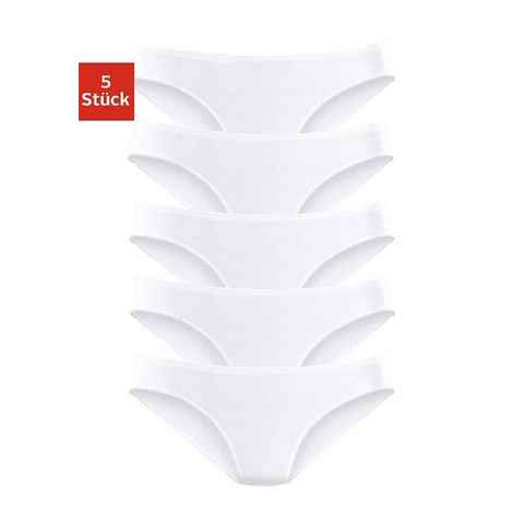 petite fleur Bikinislip (Packung, 5-St) aus elastischer Baumwolle