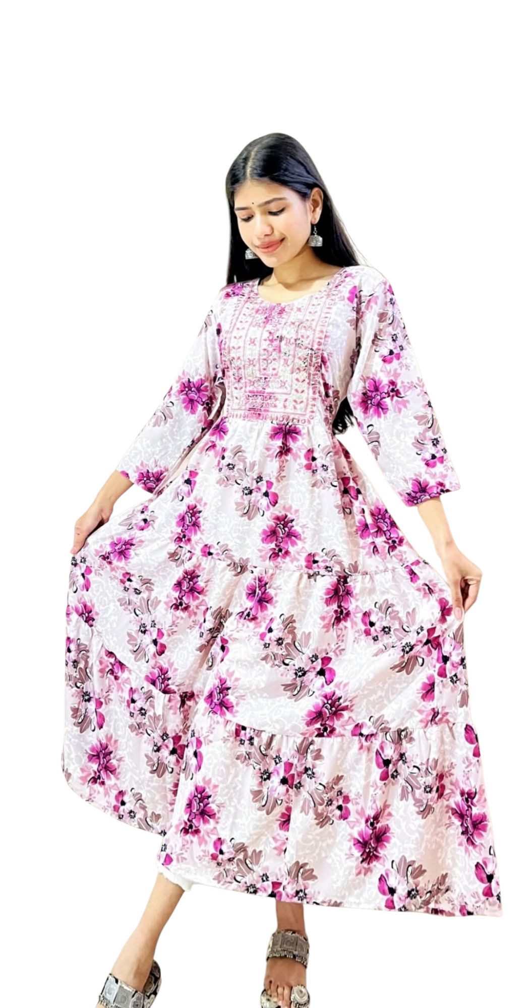 PfauGermany Maxikleid Bright Mint Embroidery günstig online kaufen