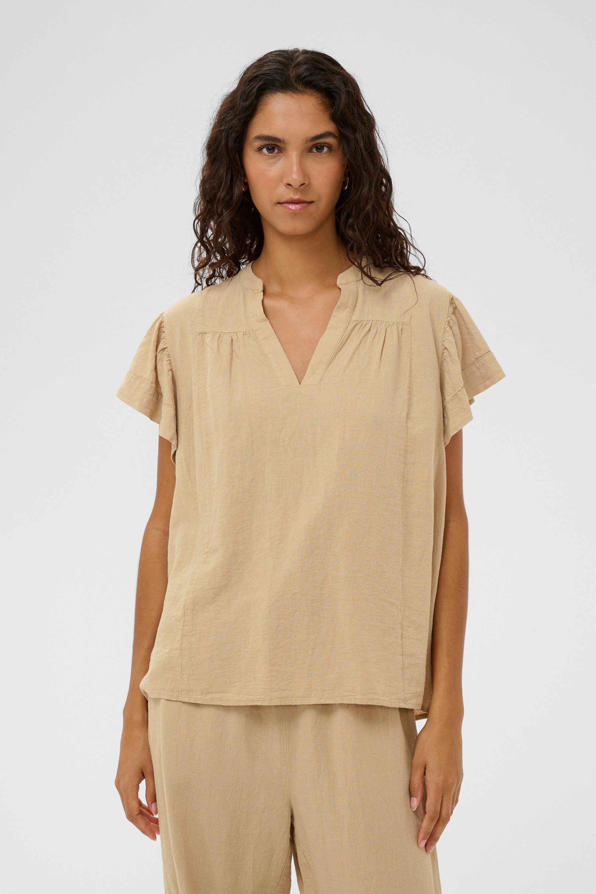 SOAKED IN LUXURY Kurzarmbluse Kurzarm-Bluse SLAria
