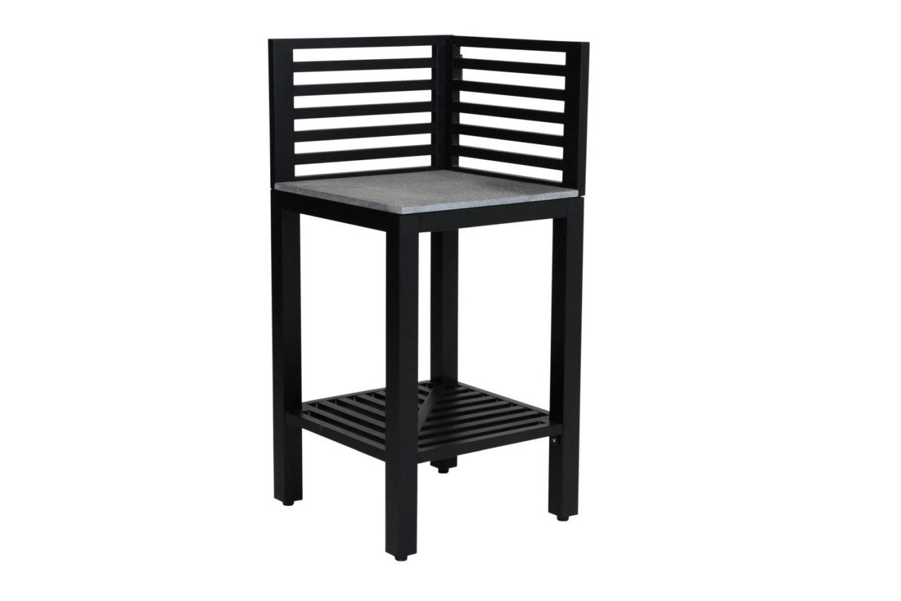 Brafab Outdoor-Küche Gartenküche Bellac Eck-Element, Schwarz
