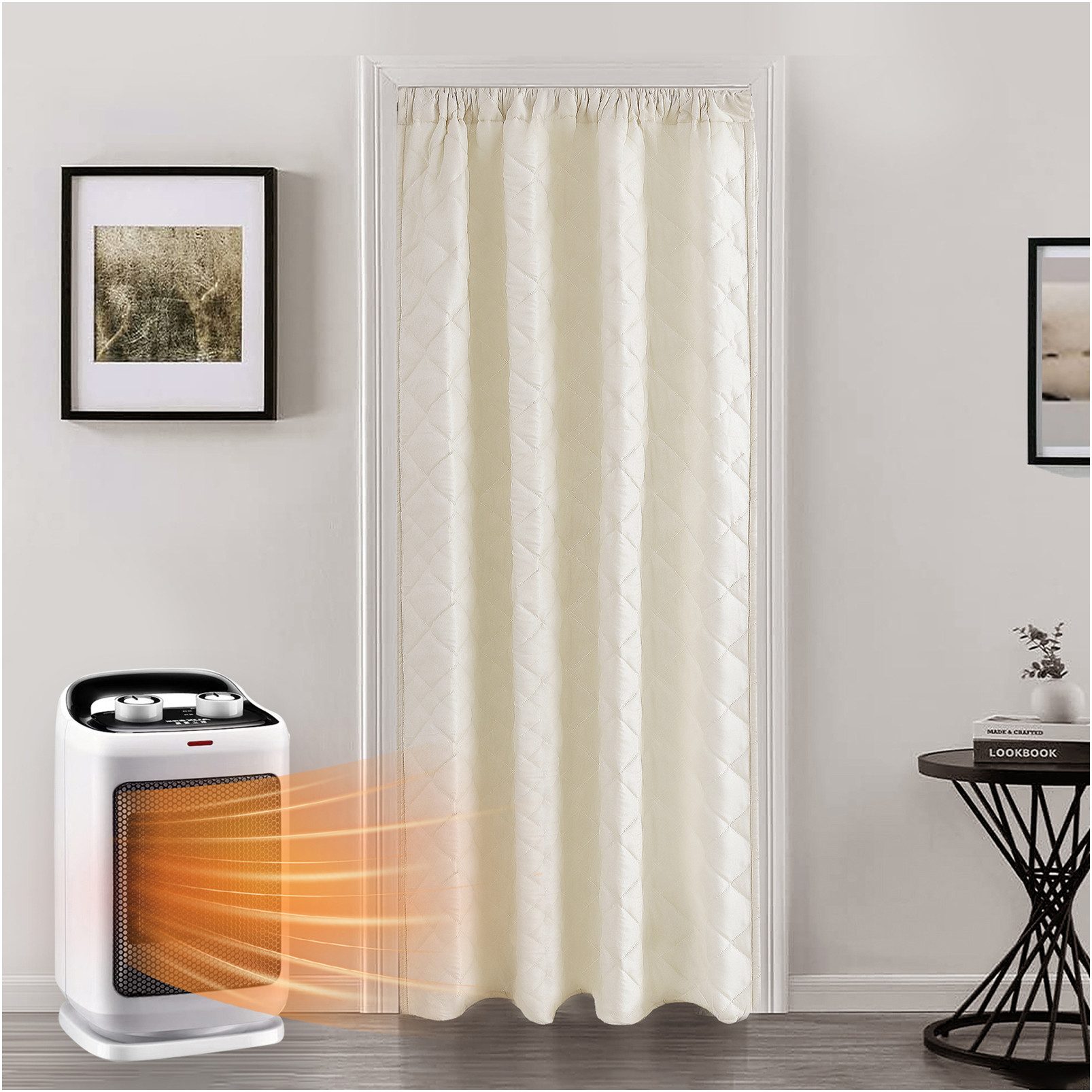 Jibenhome Vorhang Winter Wärme Thermovorhang Dicke Gardinen Funktionale Übe günstig online kaufen