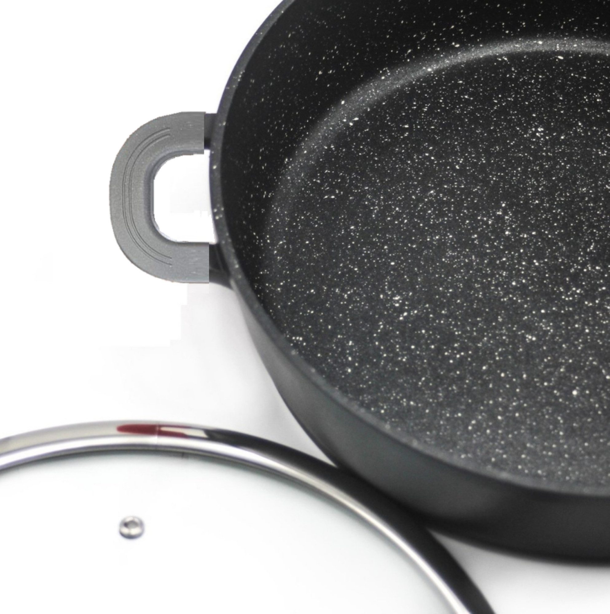 Cheffinger Kochtopf Kochtopfset 24-28-32CM - Topf Induktion - Alu Guss Pfanne, (6-tlg) – Bild 4 von 5