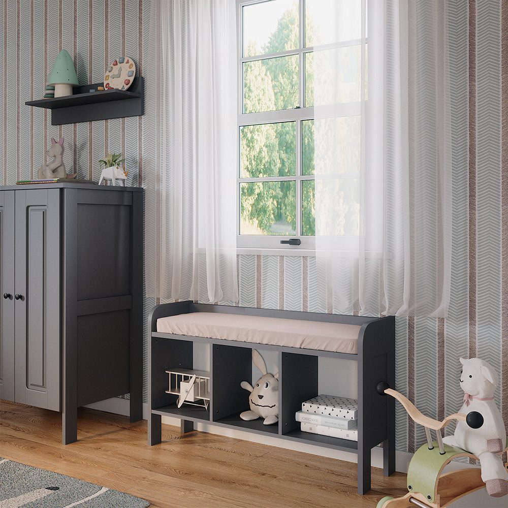 VitaliSpa® Sitzbank Ajaton, Grau, 107.2 x 63.8 cm (1-St)