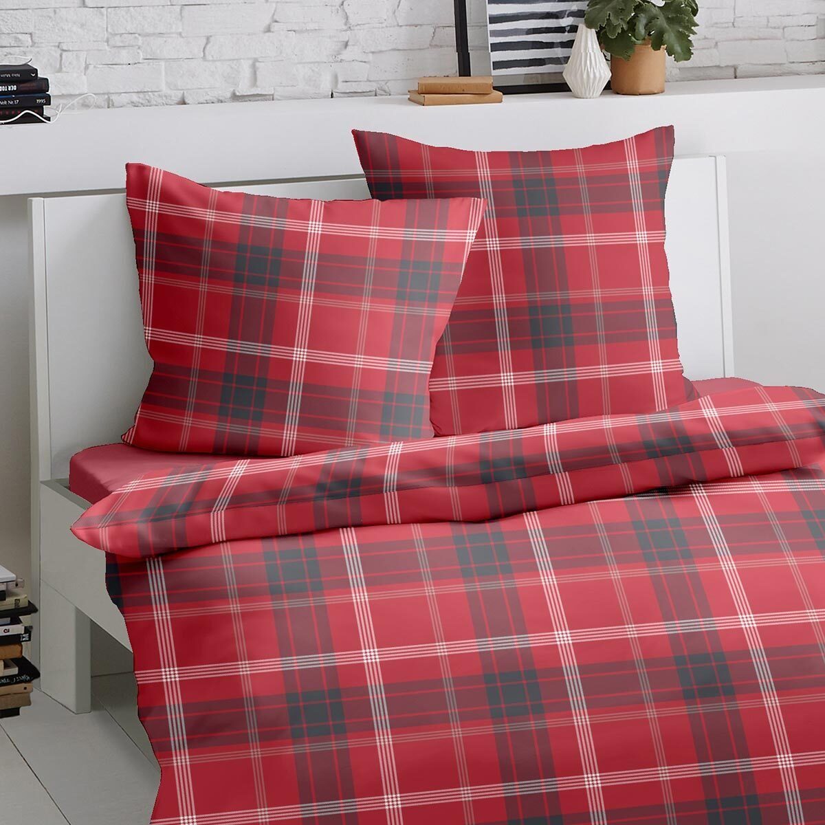 TRAUMSCHLAF Bettwäsche Dublin, Biber, 2 teilig, Biberbettwäsche weich und k günstig online kaufen