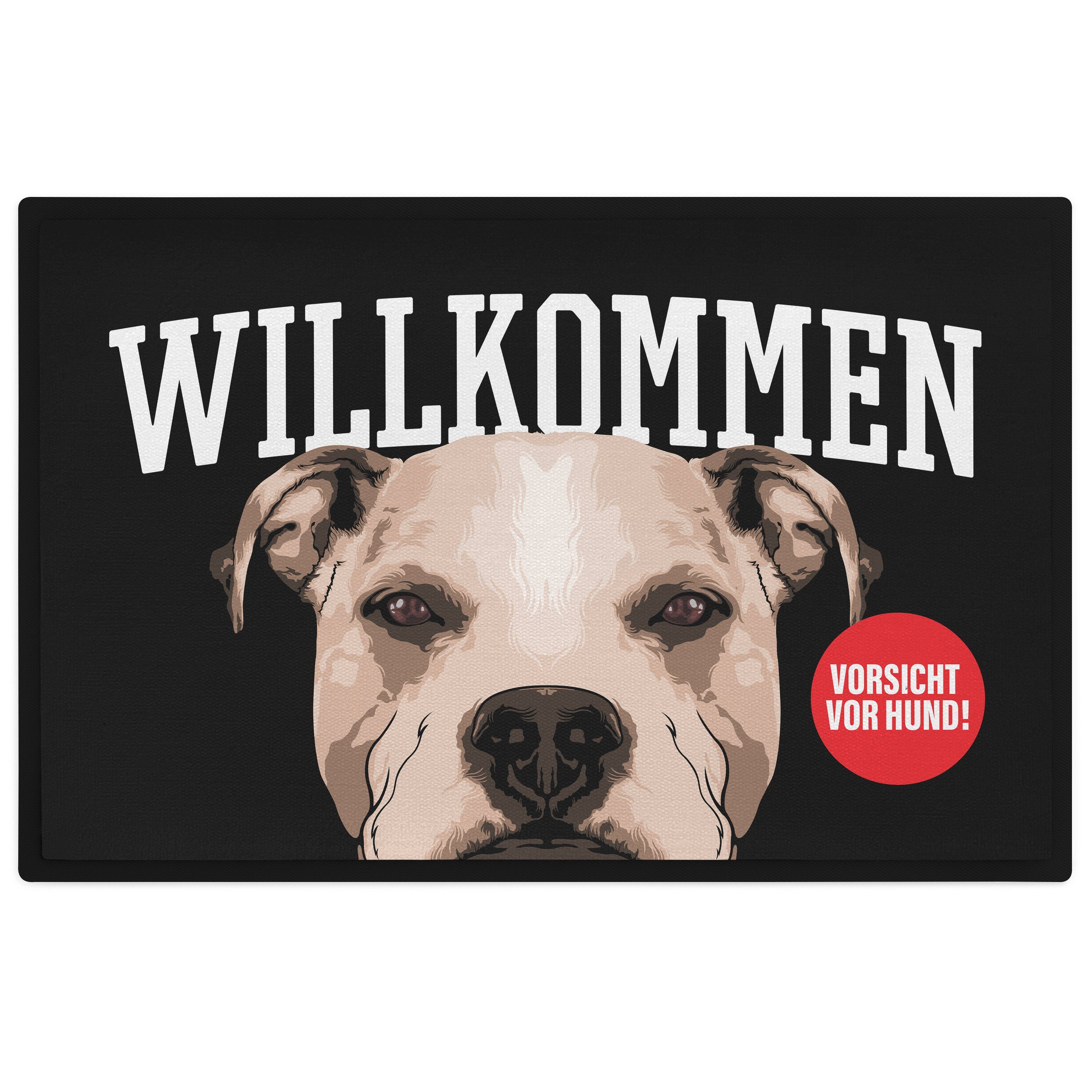 Trendation Fußmatte Willkommen Fußmatte Grafik Schmutzfangmatte günstig online kaufen