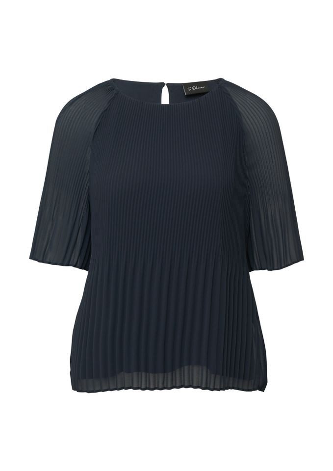 s.Oliver BLACK LABEL Kurzarmbluse – Stilvoll günstig online kaufen