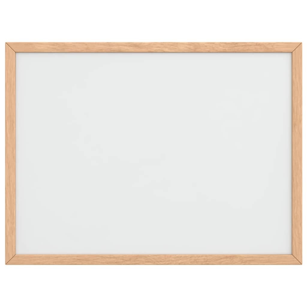 vidaXL Pinnwand Magnetisches Whiteboard mit massivem Kiefernholzrahmen 40x30 cm