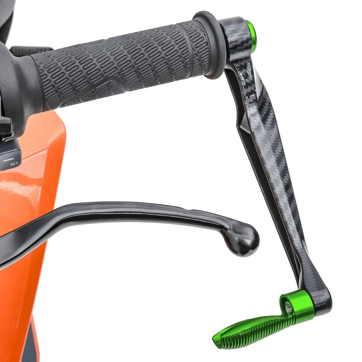 Zaddox Handschutz Hebelschützer für Kawasaki ZX-10RR / ZX-10R X6 grun