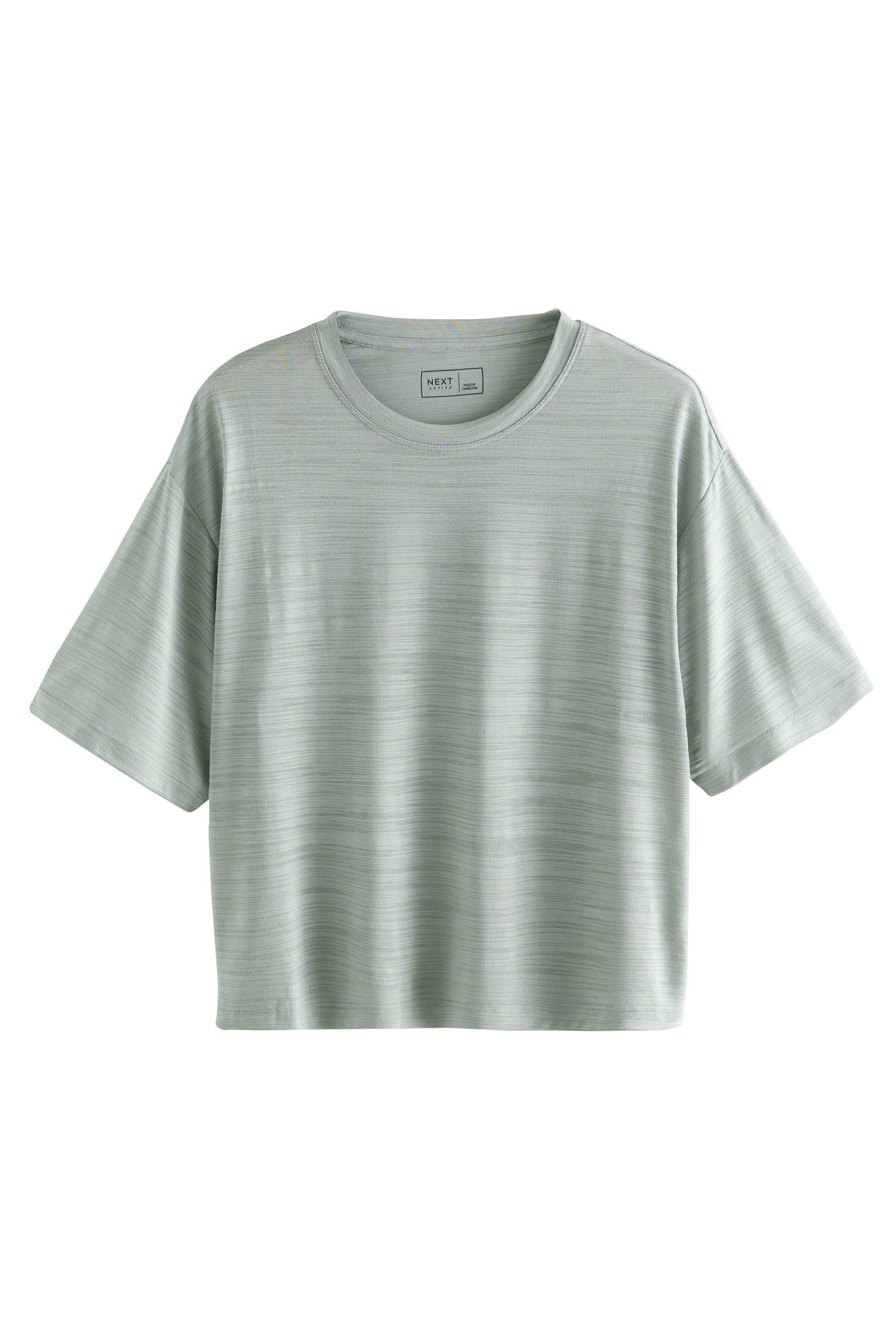 Trainingsshirt Leichtes, kastiges Active Kurzarm-T-Shirt