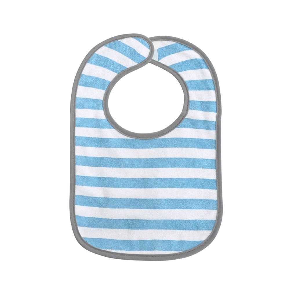 Baby Set, Care wasserdicht 7-teiliges (1-St), Babylatz Klettverschluss, blau einlagig, Lätzchen