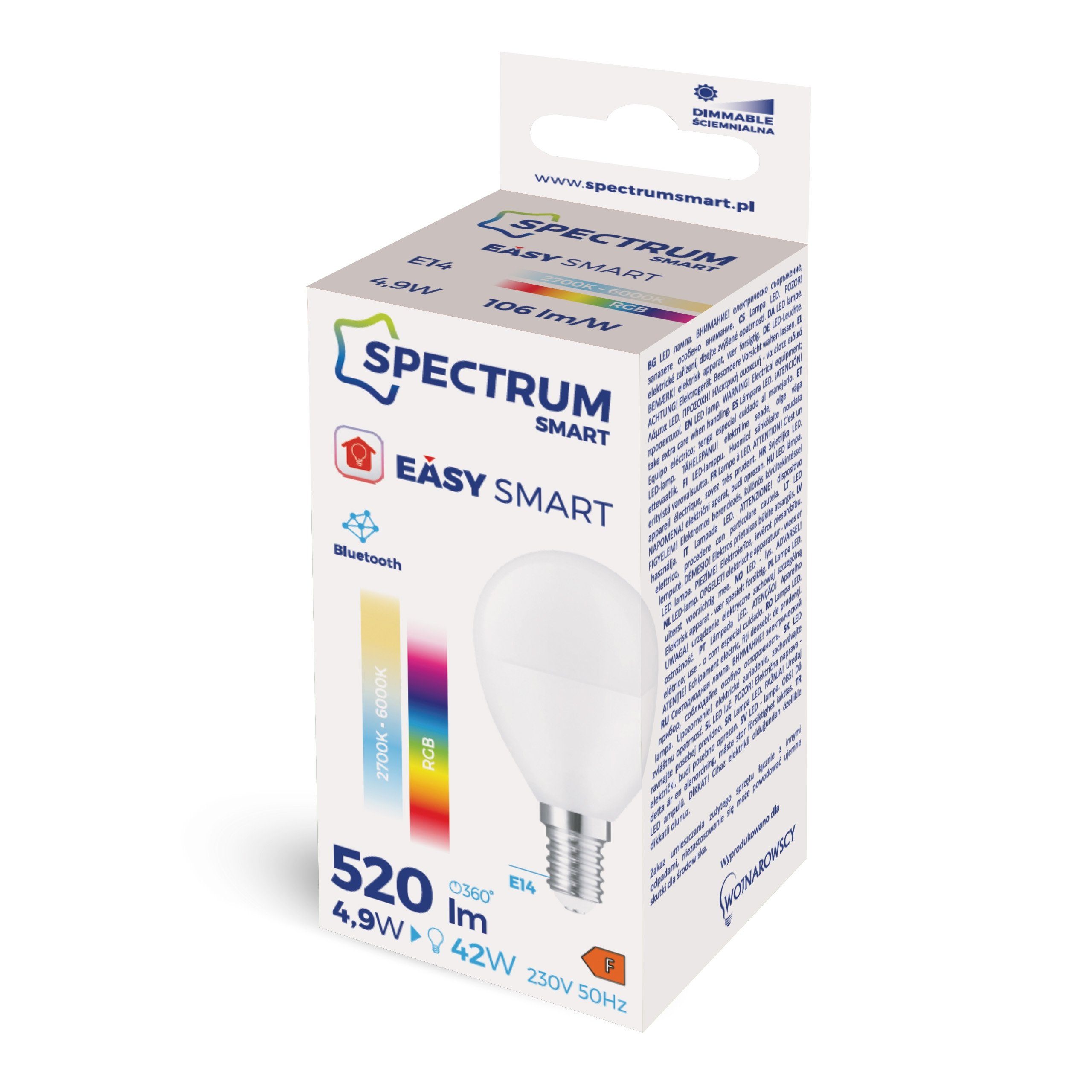 Spectrum SMART LED-Leuchtmittel LED E14 G45 günstig online kaufen