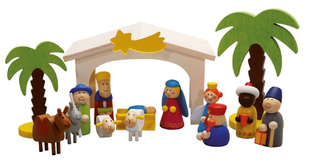 Forchtenberger Puzzle & Spiele Krippe Weihnachtskrippen Set günstig online kaufen
