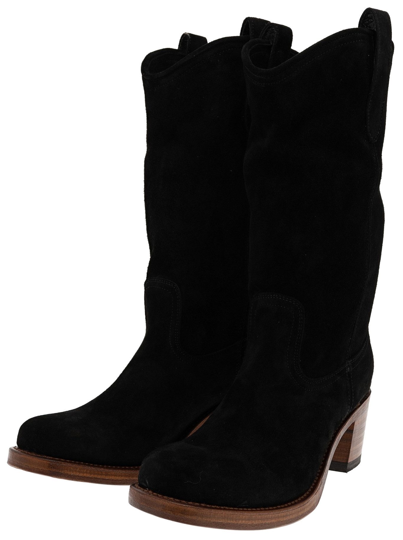 Sendra Boots TOLEDO ILONA Schwarz Stiefel Rahmengenähter Damen Lederstiefel