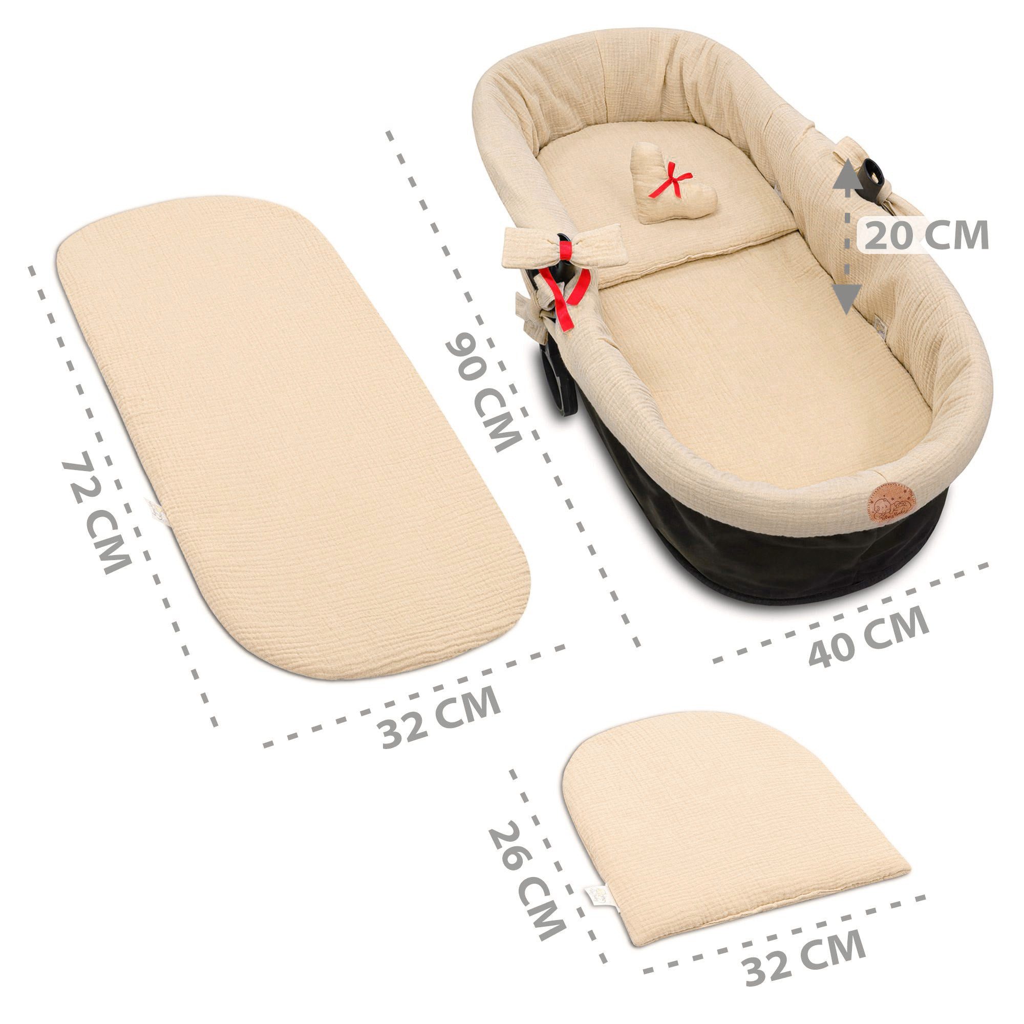 Totsy Baby Bettschutzgitter Stubenwagen Umrandung Musselin günstig online kaufen