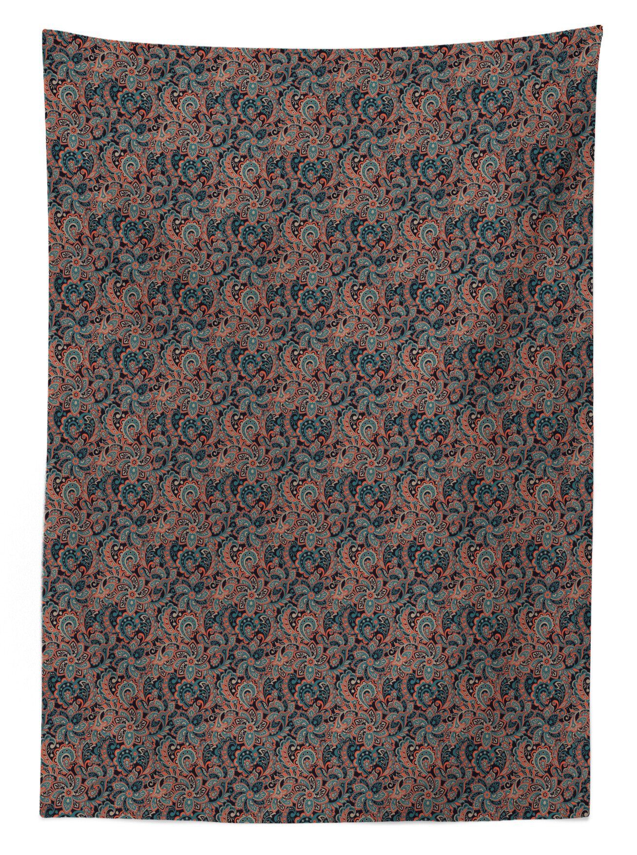 Waschbar Paisley-Motiv persisch Bereich Klare Außen Oriental Farbfest Farben, Tischdecke Für den geeignet Abakuhaus