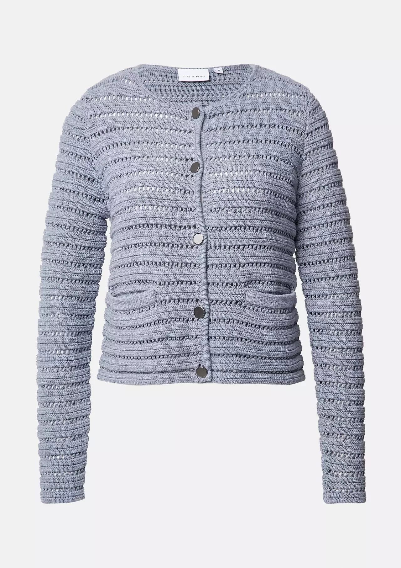 comma Strickjacke COMMA Strickjacke grau