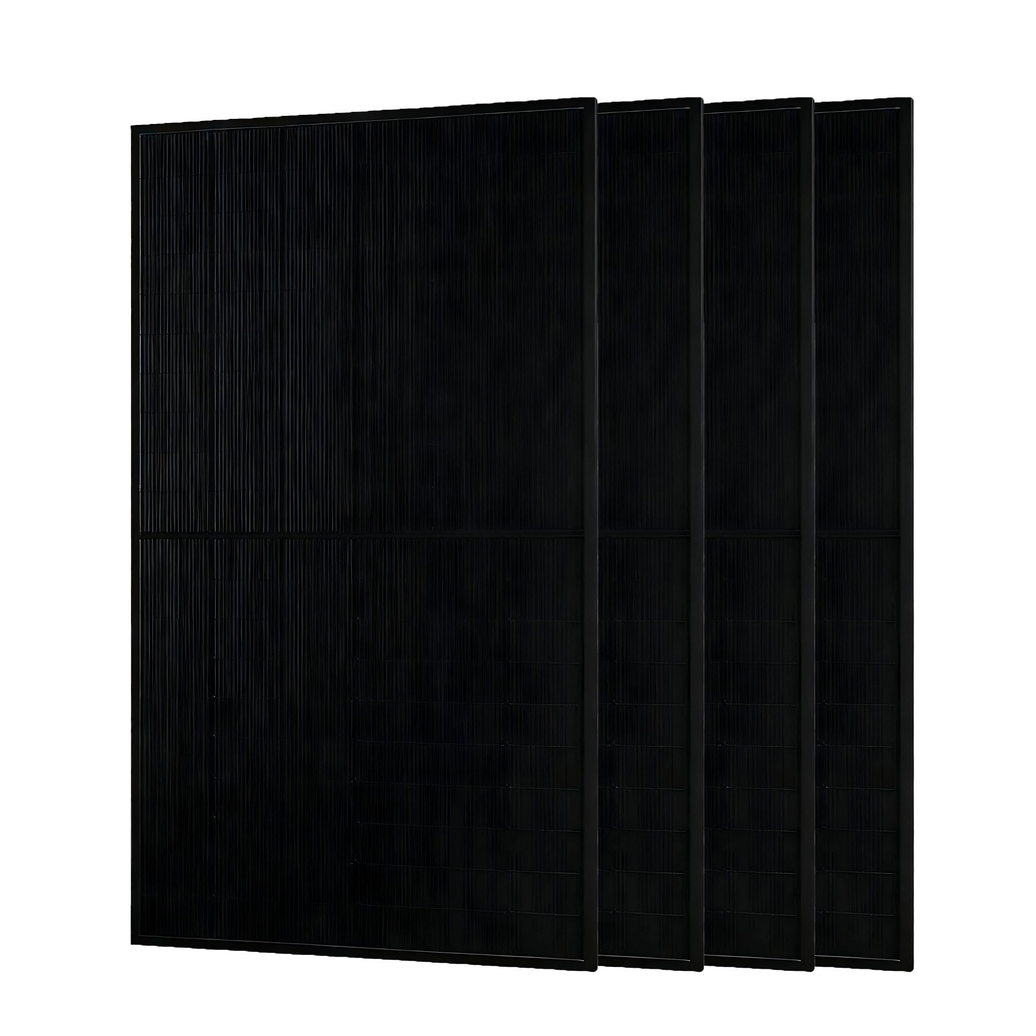 JA SOLAR Solarmodul Solarmodul 500W N-Type Bifazia Glas-Glas, 22.6% Efficiency full black, 500 W, Monokristallin, (4-St., 1/2/4/6/12/24/36 Pcs JA Solar 500W solarmodul), IP68