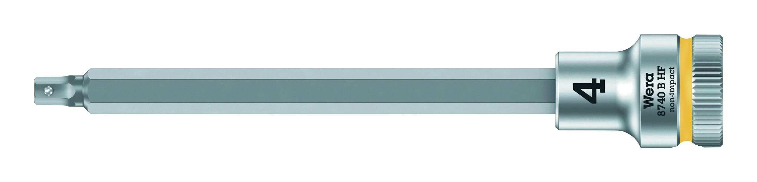 Wera Steckschlüssel, Schraubendrehereinsatz 3/8" Innensechskant m. Haltefunktion 4 x 107 mm