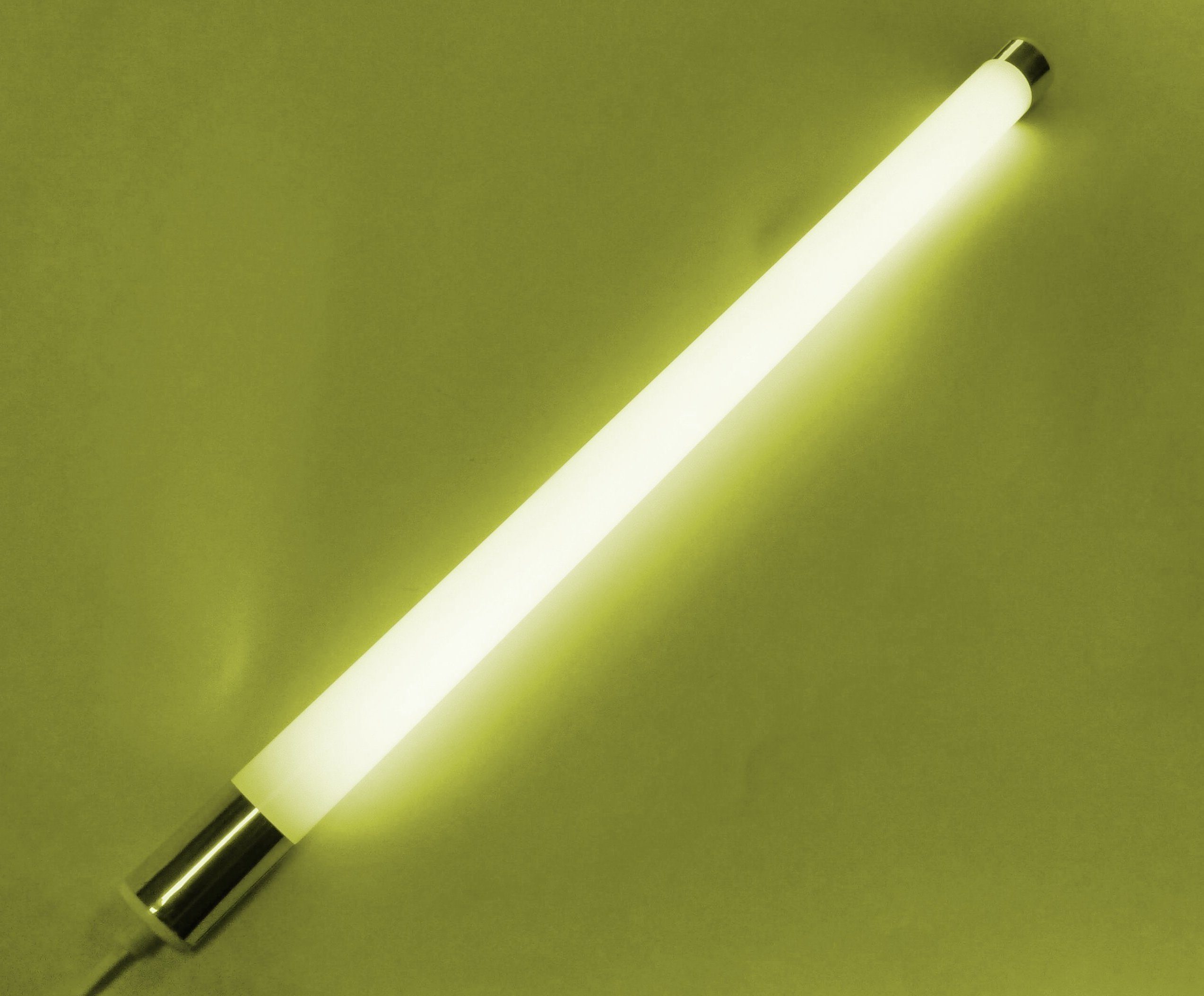XENON LED Wandleuchte Stab Kunststoff-Röhre Weiß, 123cm LED LED Warm VISION 18 WK 9954 Röhre W Xenon IP20 T8