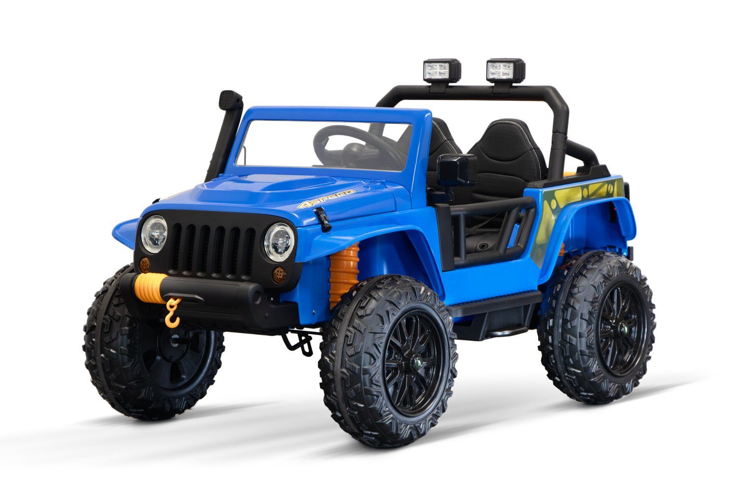 JP Nitro Kinderauto 12V/10Ah Motors 2-Sitzer Elektro 2x35W Offroad Blau Elektro-Kinderauto