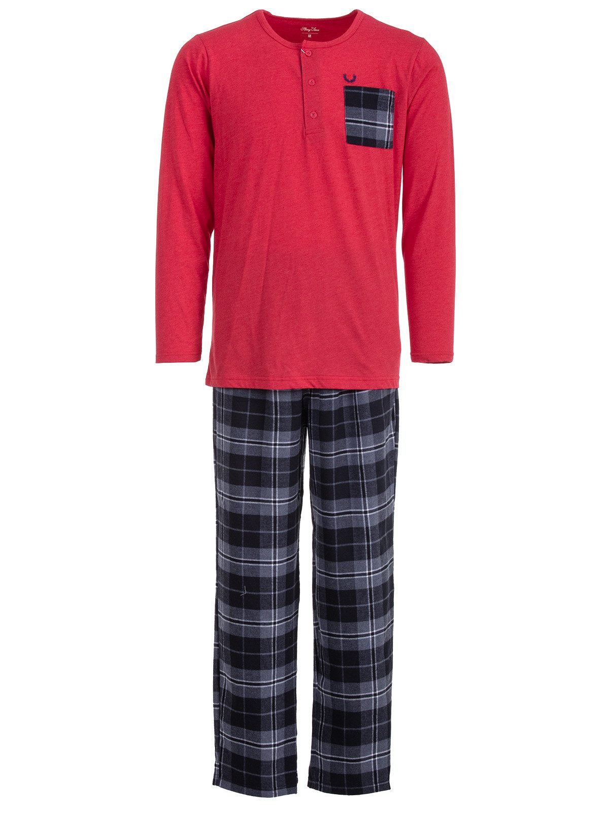 Henry Terre Pyjama Pyjama Set Langarm - Carlo Karo