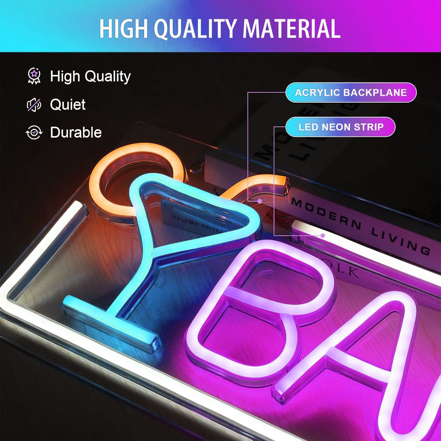JIBENNEON LED Dekoobjekt LED-Neonschild Bar Leuchtreklame günstig online kaufen