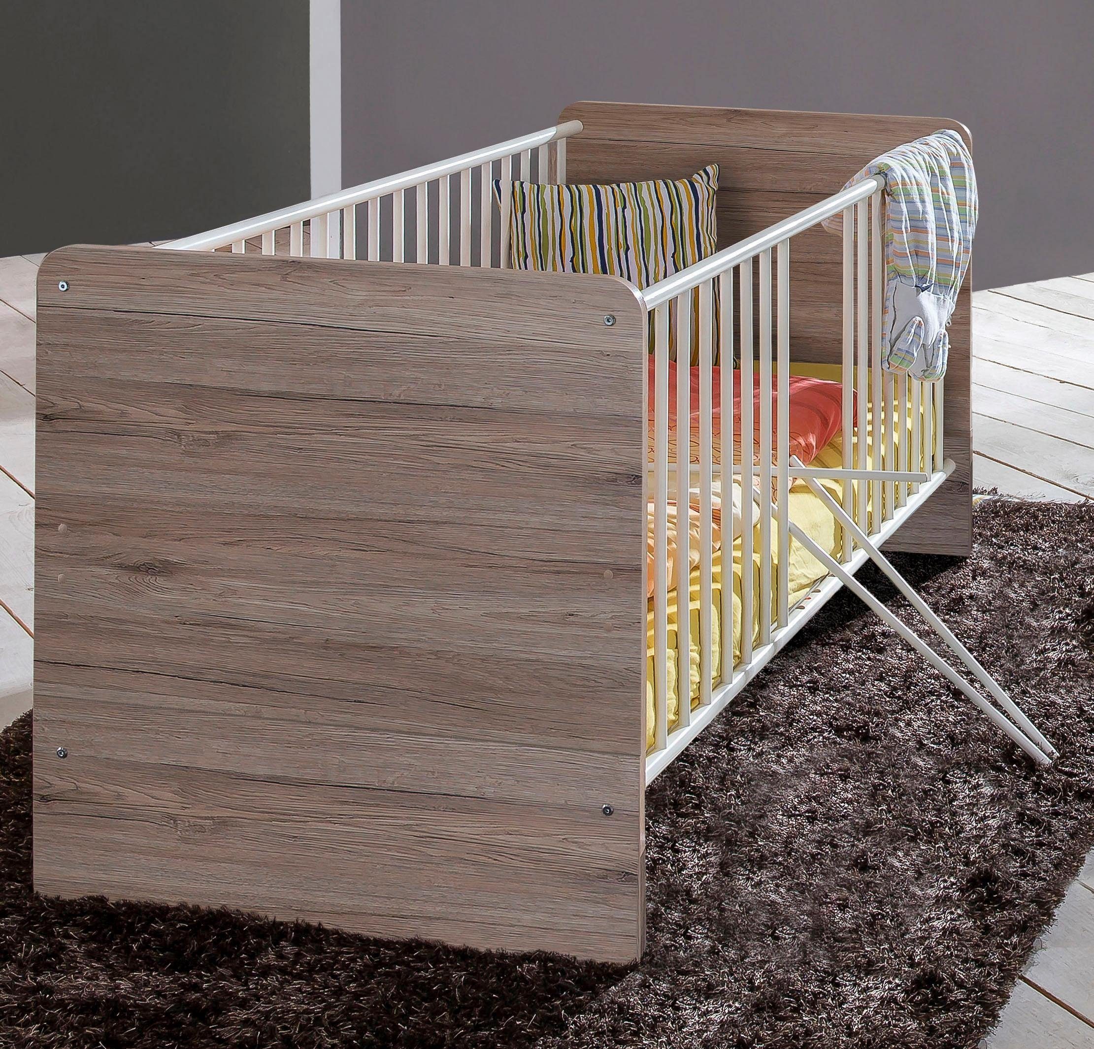 Wimex Babymöbel-Set Bergamo, (Spar-Set, 2-tlg), Bett + Wickelkommode