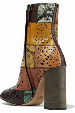 Chloé CHLOE LUCY PATCHWORK LASER CUT ANKLE BOOTS STIEFEL SCHUHE STIEFE Stiefelette