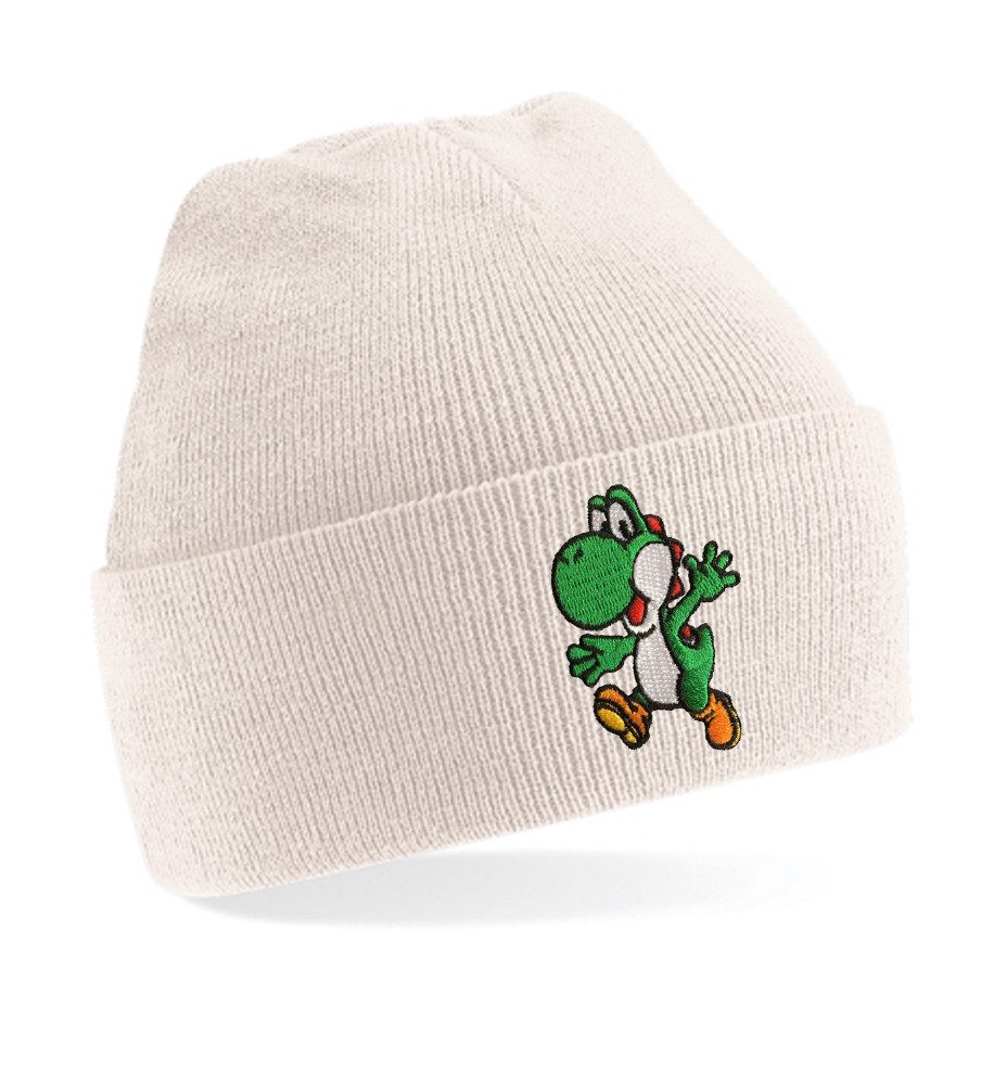 Blondie & Brownie Beanie Yoshi – Kultige Mütze für Super Mario Fans, Weich & Warm