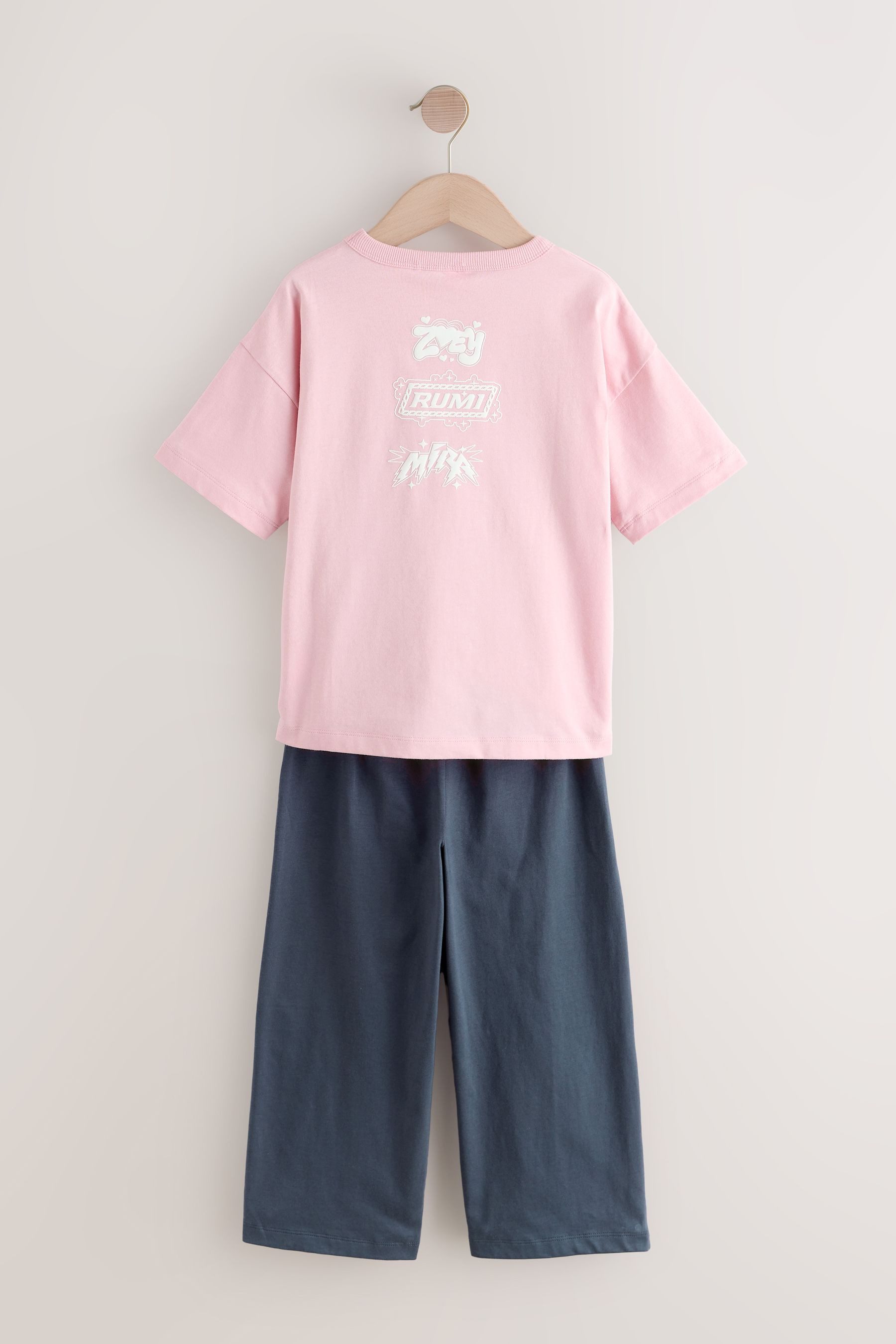 Next Pyjama K-Pop Demon Hunters Pyjama mit weitem Bein (2 tlg)