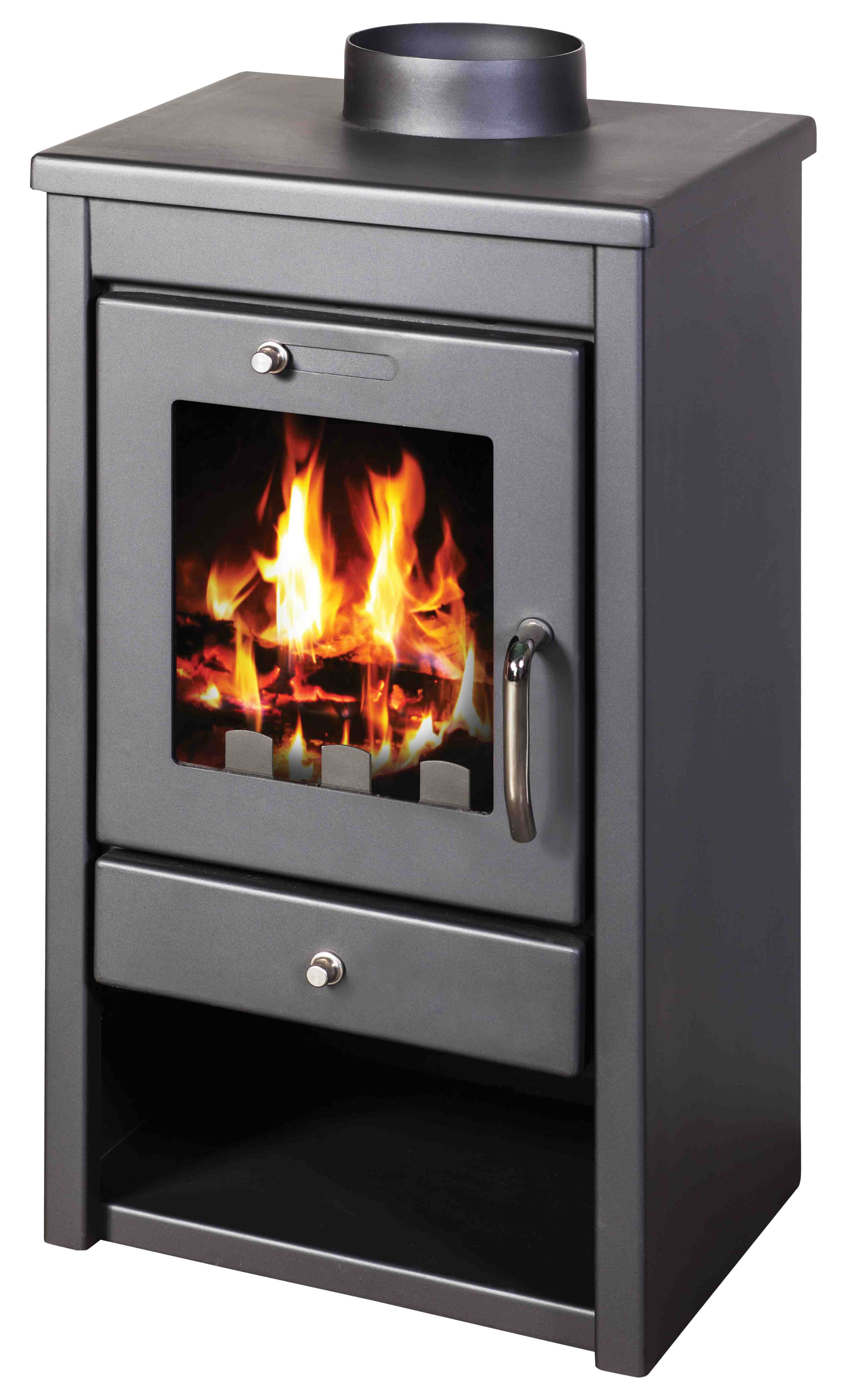 Apex Kaminofen Kaminofen 7kW Holzofen Kachelofen Heizofen Ofen 56310, (1-tlg)