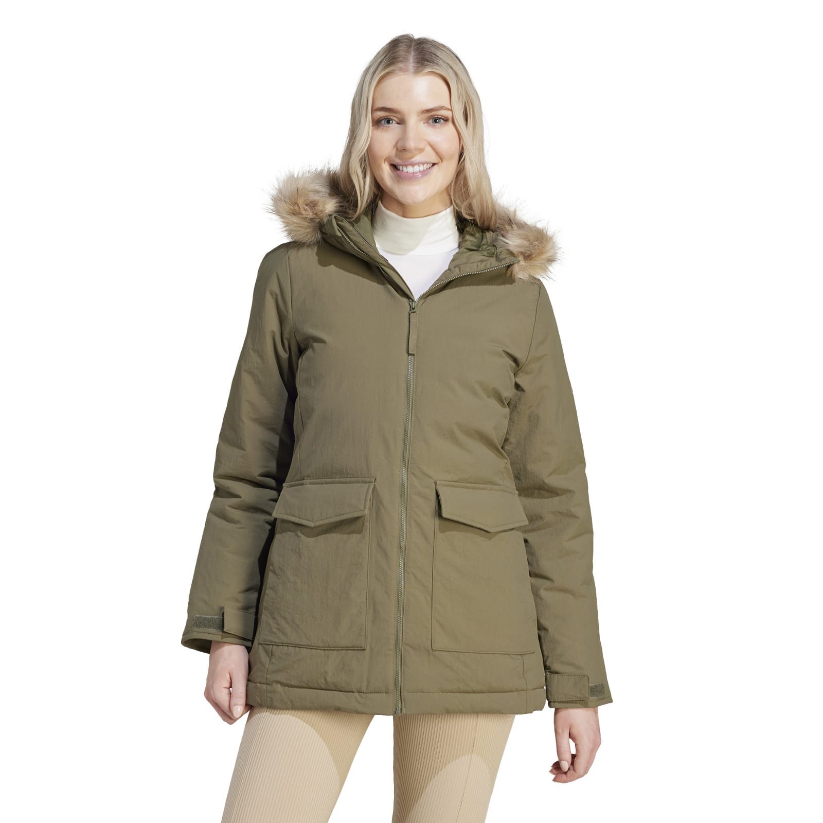 adidas Performance Parka Wintermantel Hooded Fur günstig online kaufen