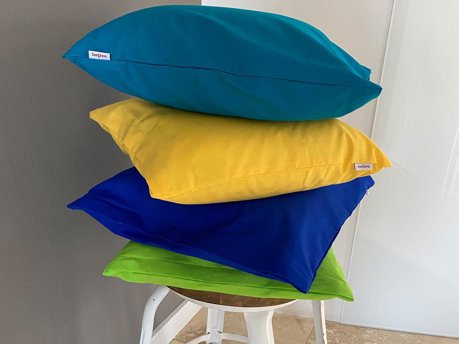 beties Kissenbezug Basic, (1 Stück), 100% Baumwolle in verschiedenen Größen und Farben