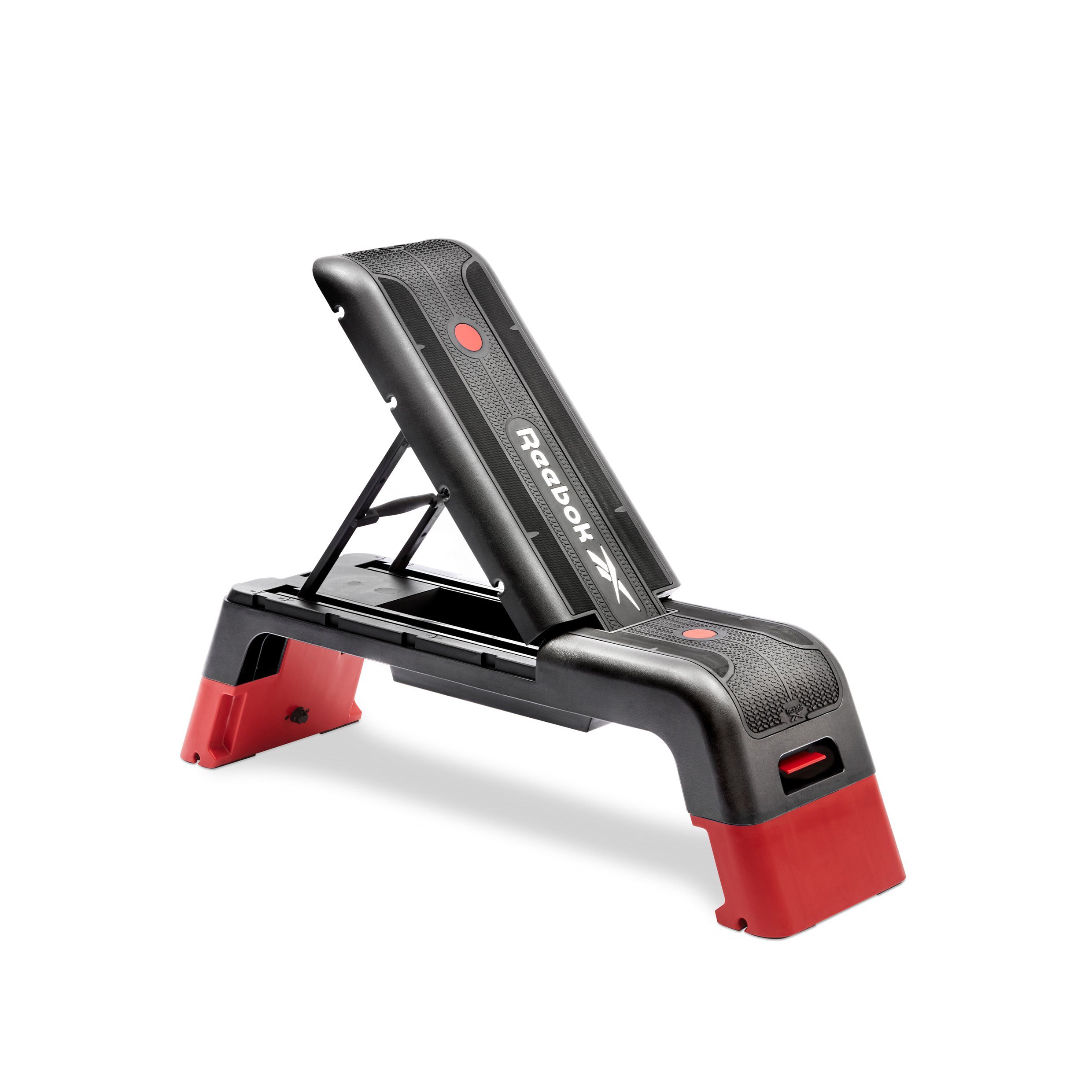 Reebok Stepper Reebok Deck Ideal fur das Heimkardio Kraft und Toning Training Hohenverstellung auf zwei Ebenen 20 35 cm Vielseitige Plattform