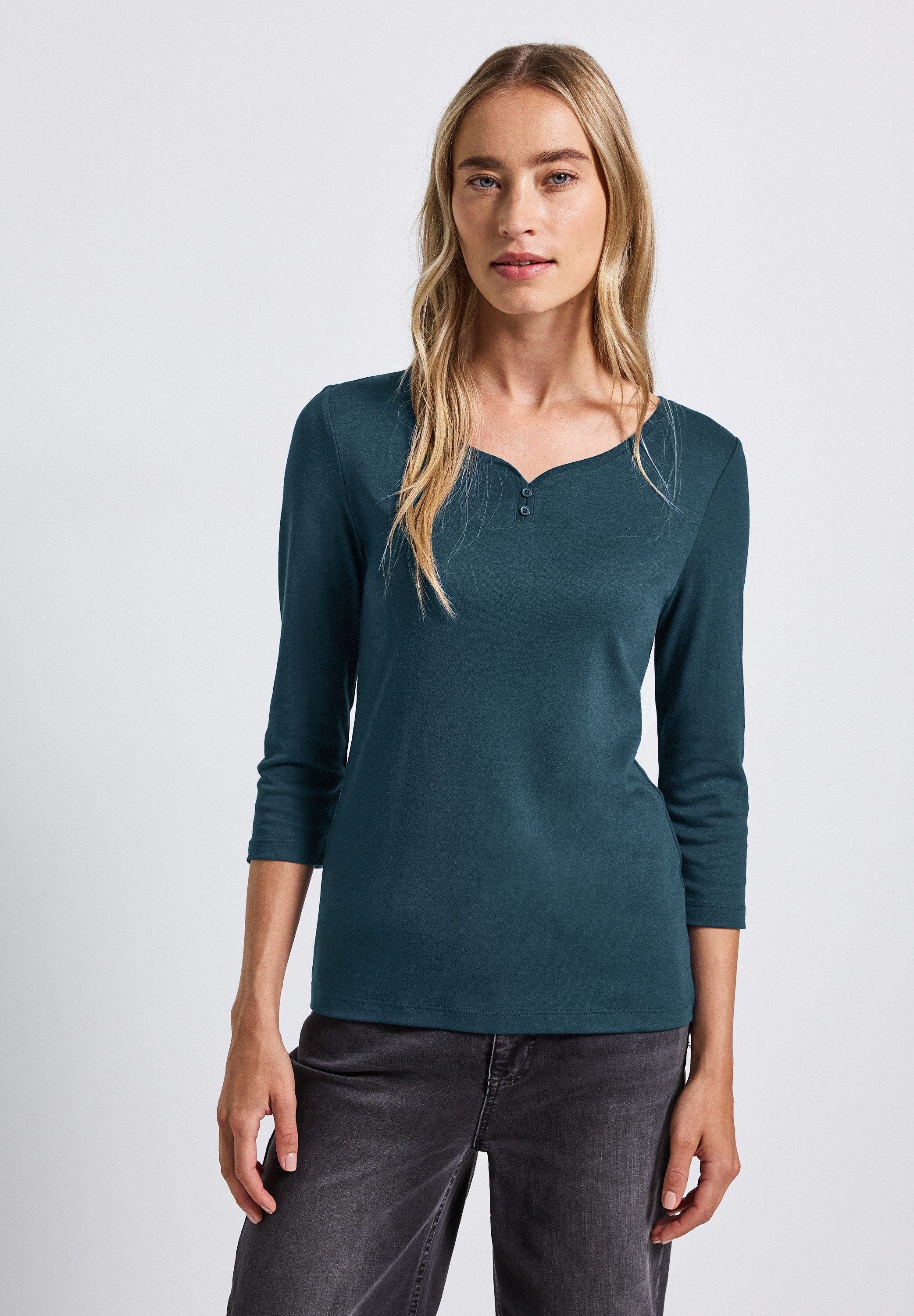 STREET ONE 3/4-Arm-Shirt mit 3/4 Ärmeln günstig online kaufen