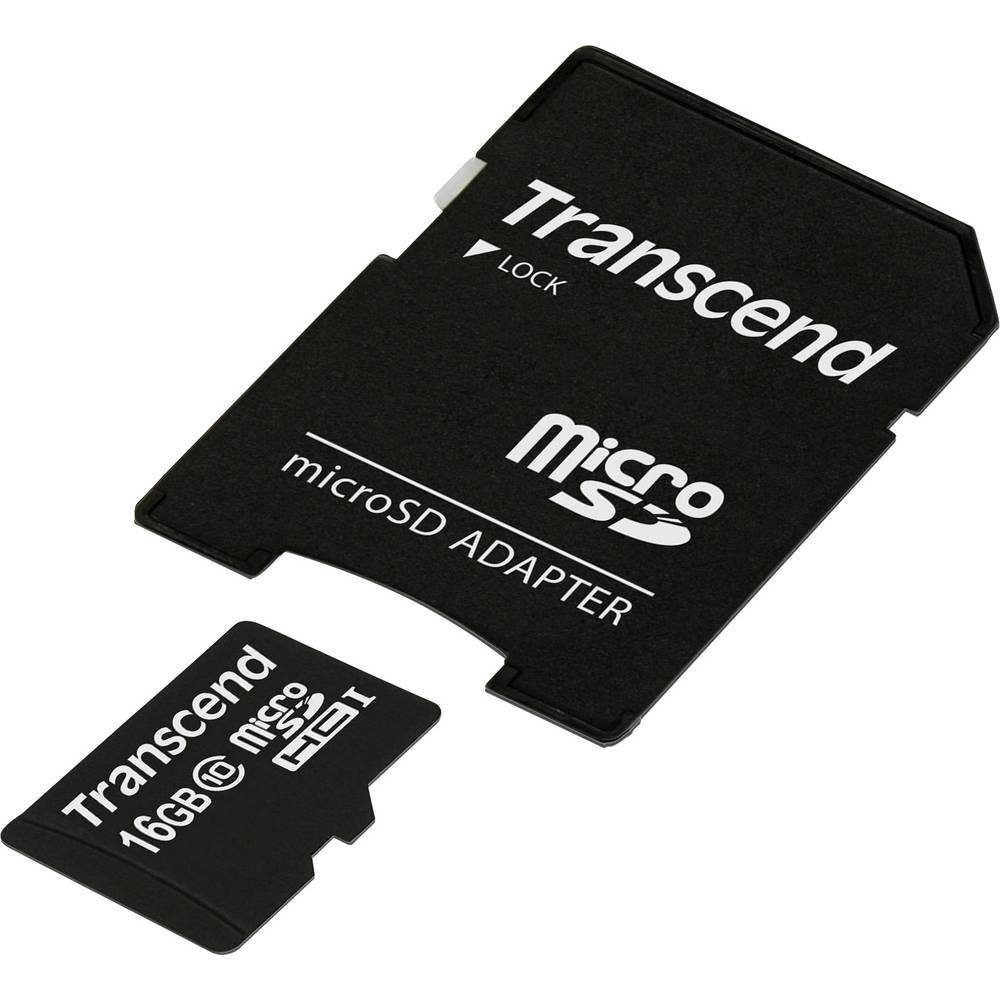 microSDHC Karte 16GB Class 10 UHS-I mit Speicherkarte