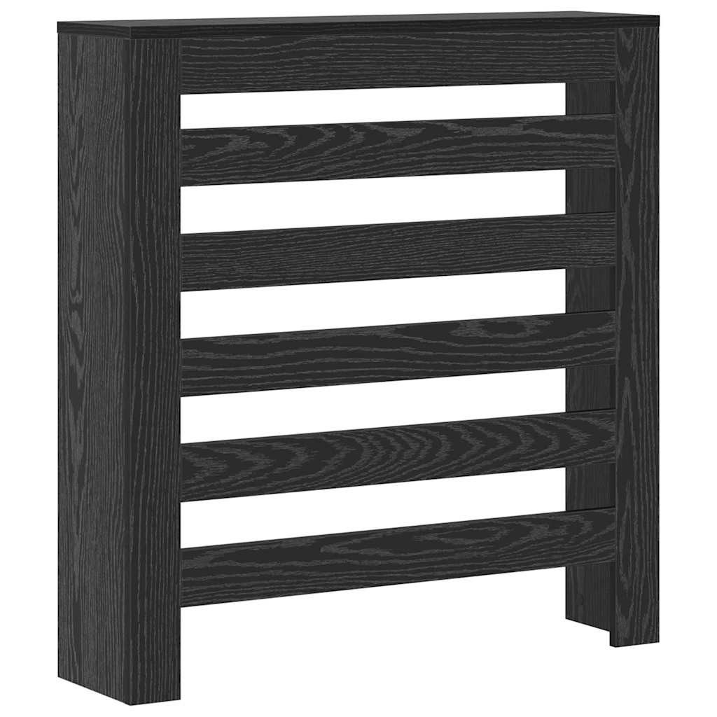 vidaXL Heizungsverkleidung, Heizkörperabdeckung Schwarz Eichen-Optik 78 x 20 x 82 cm