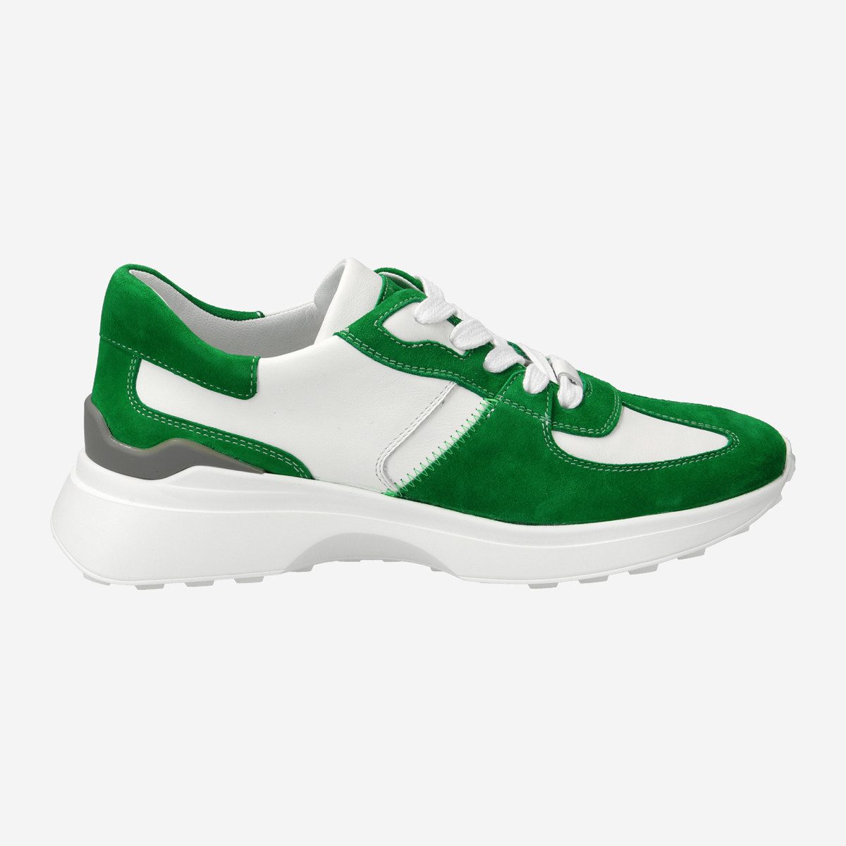 Donna Carolina SUED ERBA 49.864.163-002, Sneaker in Grün für Damen Sneaker