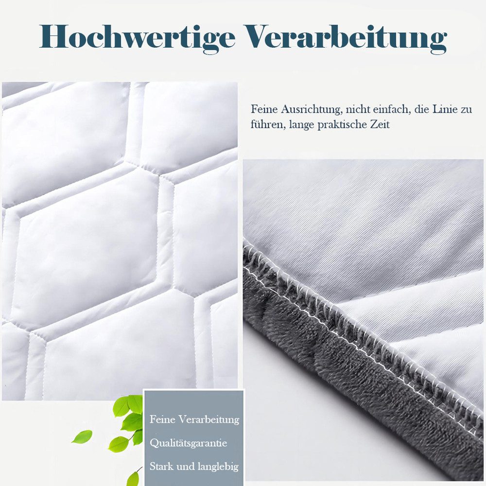 TUWENA Betthusse Bettkopfteil Hussen mit Taschen, Dehnbare Bett Kopfteil Bezug, Staubdichte Kopfteilbezug, Verdickt All-Inclusive Kopfteil Husse – Bild 4 von 5
