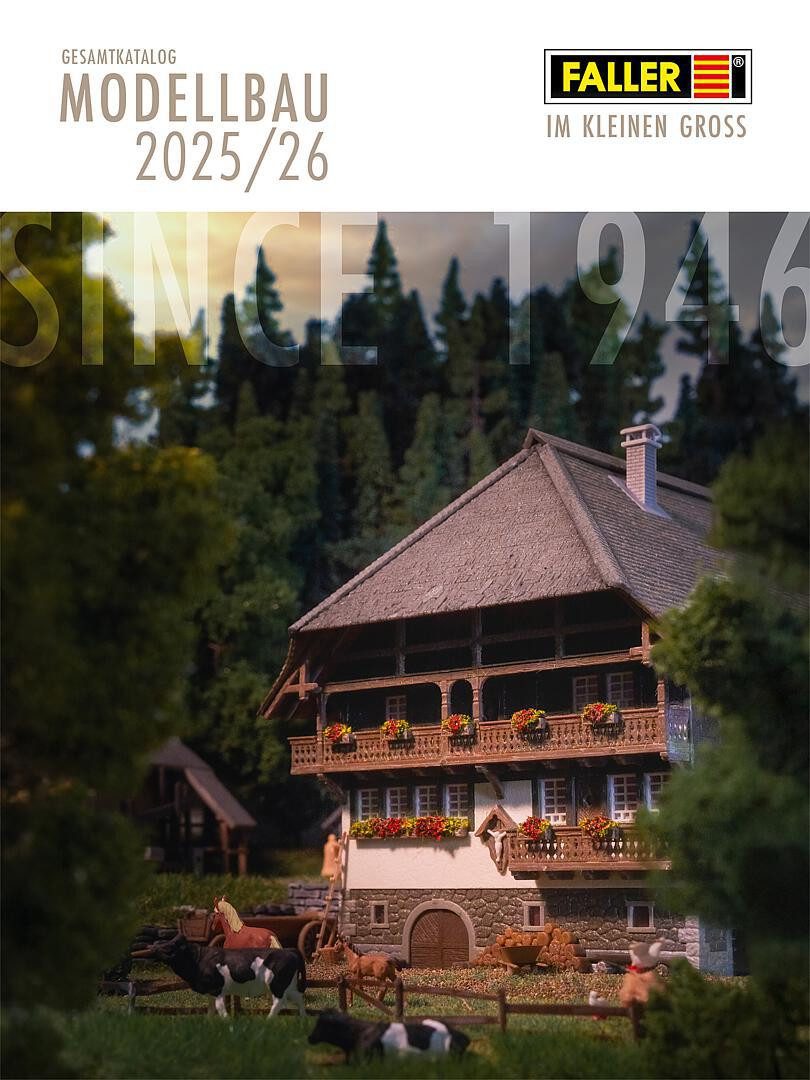 Faller Adventskalender Faller 190905 FALLER Katalog 2025/2026 mit Bausatz od. Zubehör ohne Pr