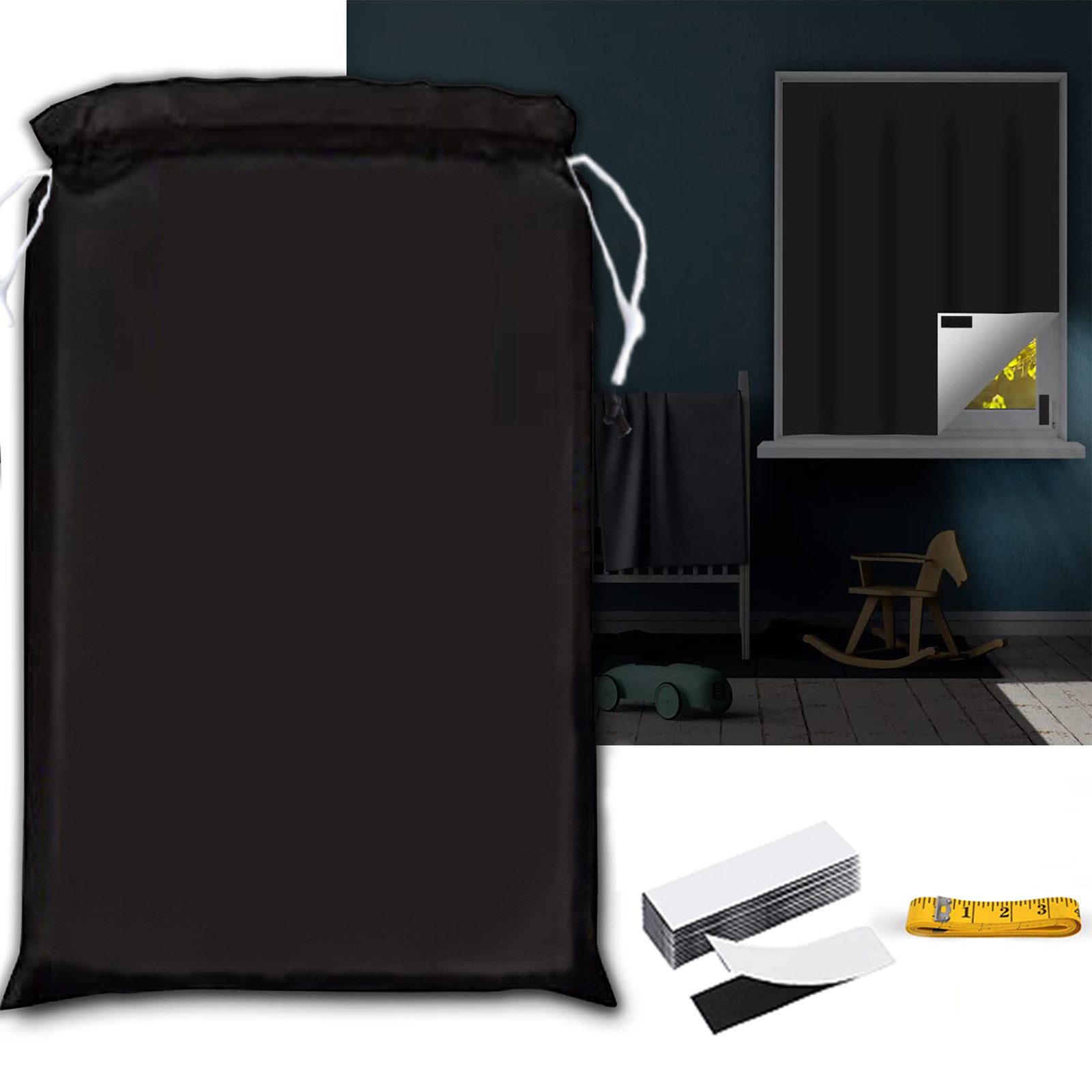 Sunicol Scheibengardine DIY Fenster Verdunkelung, 100% Blackout, mit Magisc günstig online kaufen