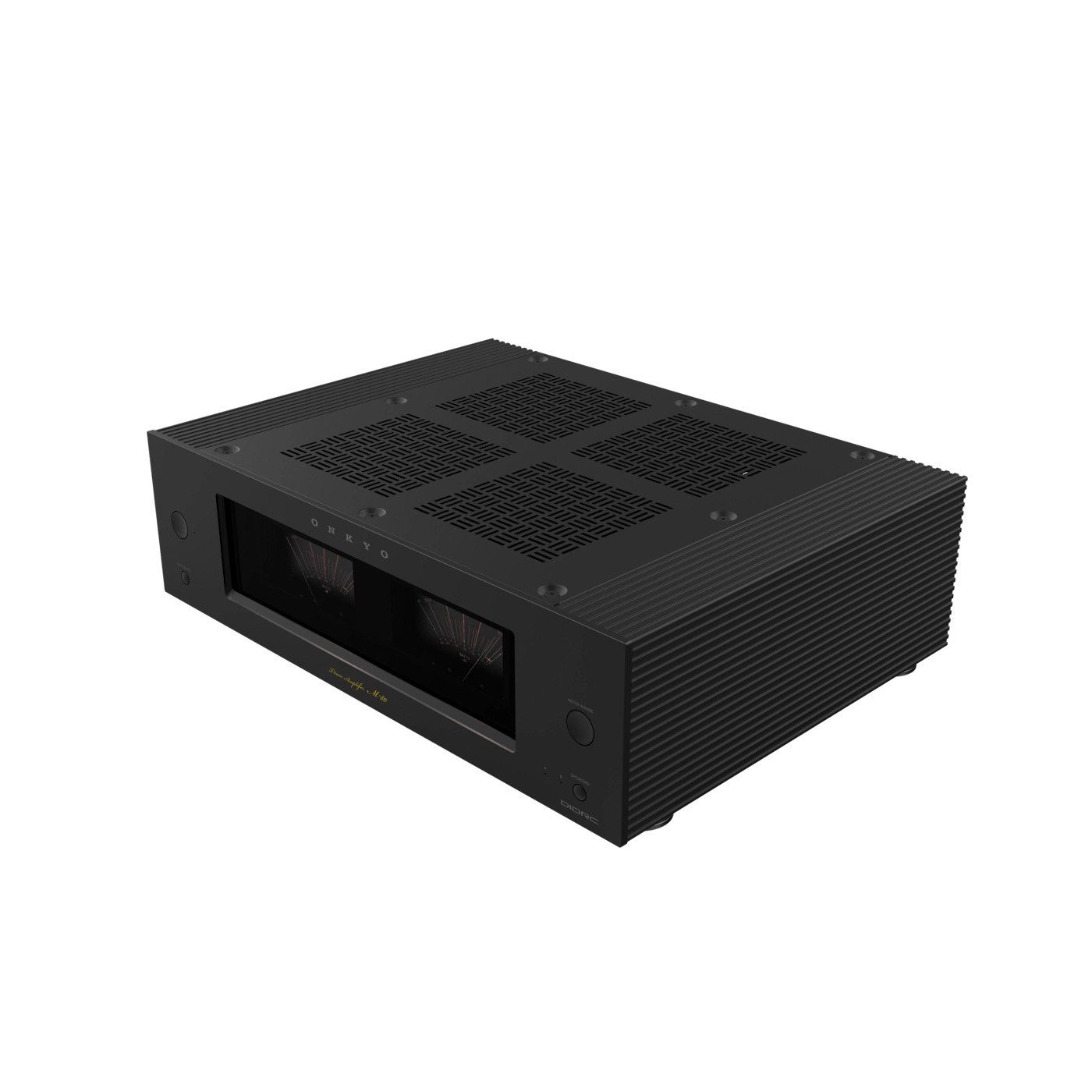 Onkyo ONKYO M-80, Power Amplifier - Leistungsverstärker - Schwarz Verstärker (Anzahl Kanäle: 2)