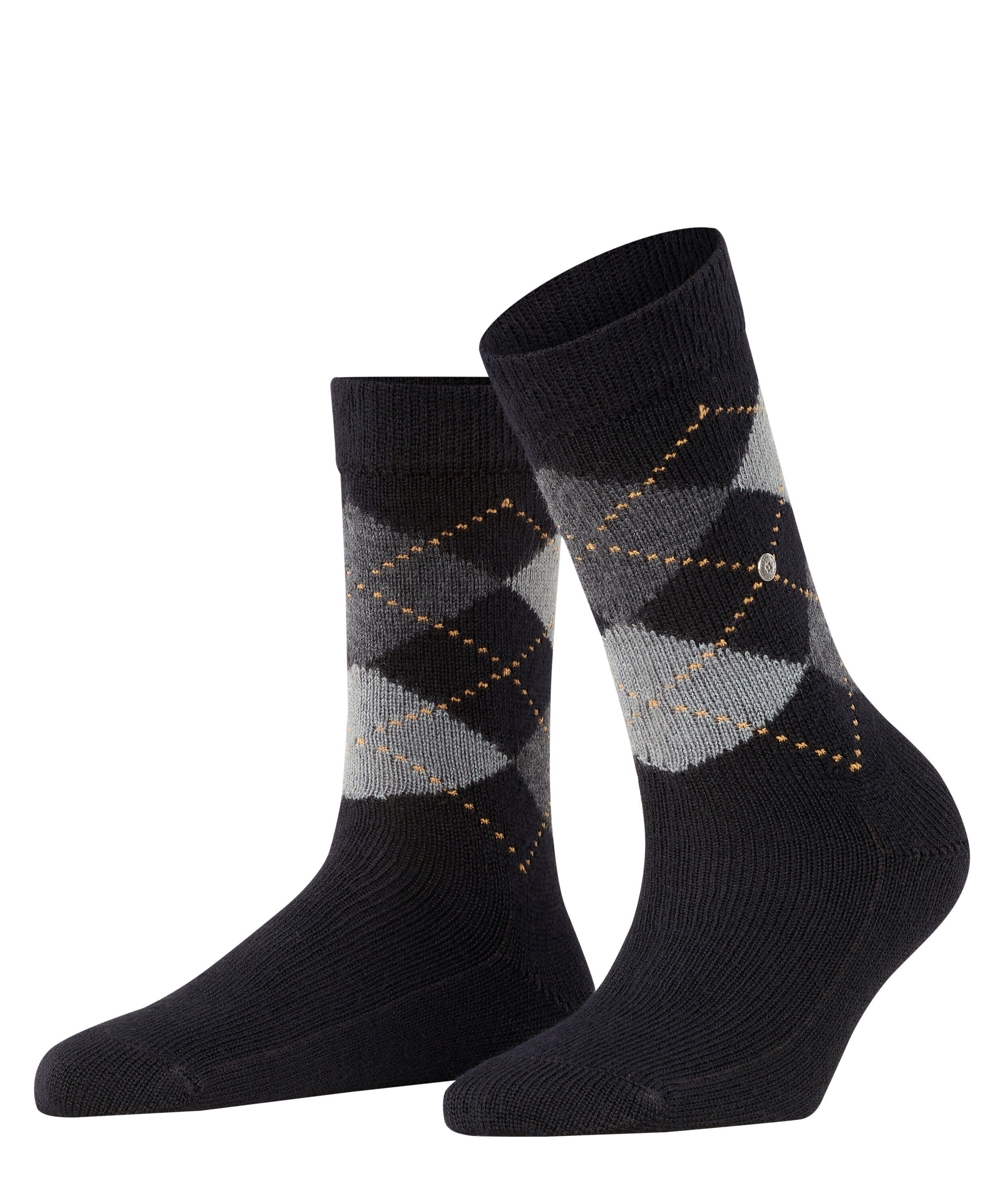 Burlington Socken Whitby (1-Paar) black (3000)