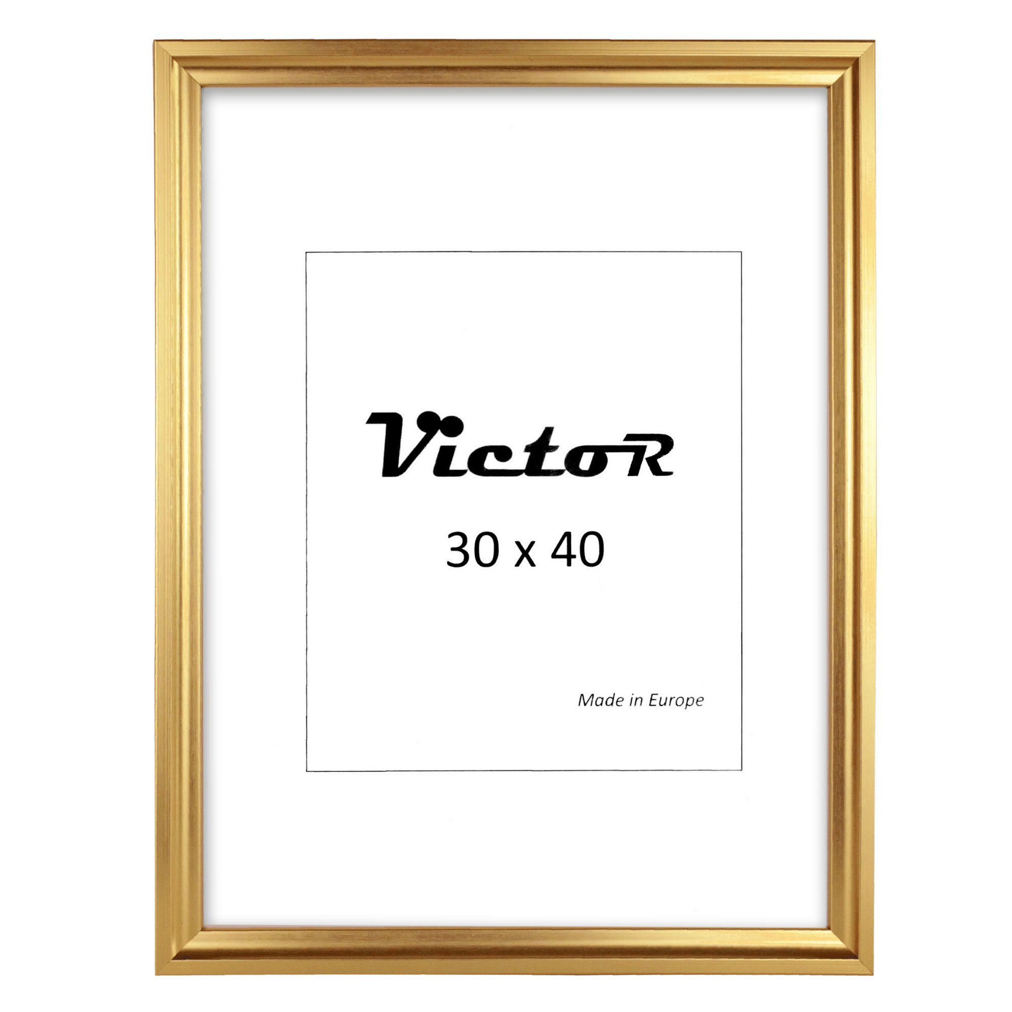 Victor (Zenith) Bilderrahmen Renoir, Bilderrahmen 30x40 cm Gold A3, Bilderr günstig online kaufen