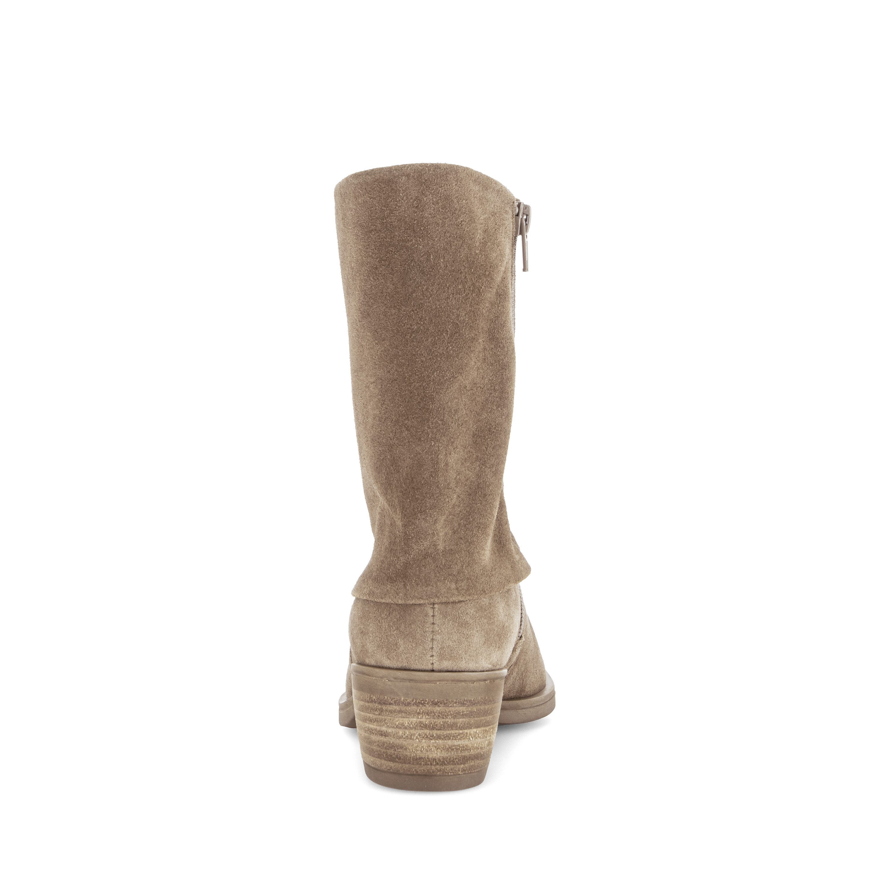 Gabor Westernstiefelette Blockabsatz, Cowboyboots mit angenähter Gamasche, Weite G (weit)