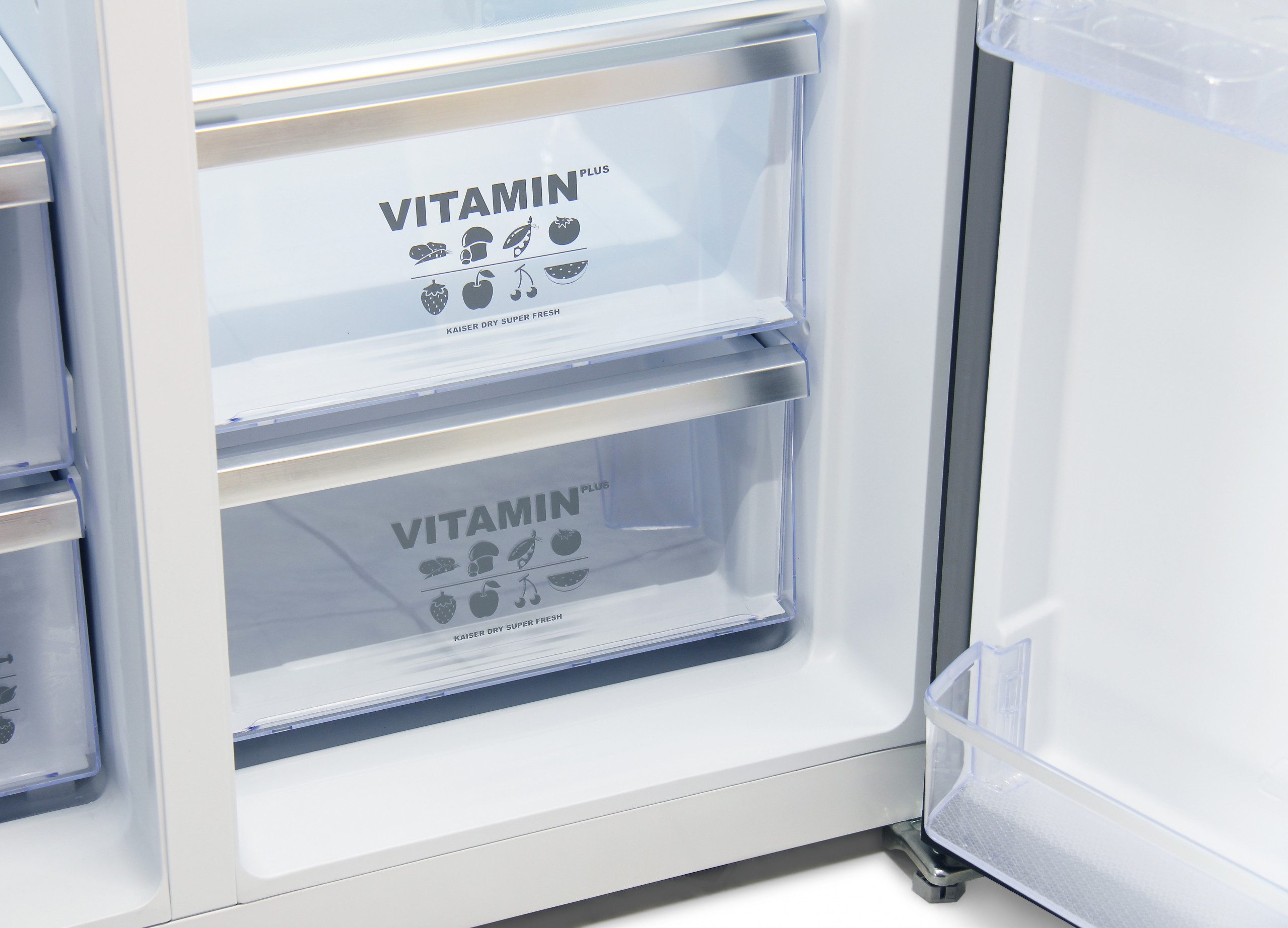 Kaiser Küchengeräte Side-by-Side 178 cm hoch 91.1 cm breit Side-by-Side Kühlschrank No Frost 556 l,Festwasseranschlüß KS 90500 RS N, 91,1 cm breit