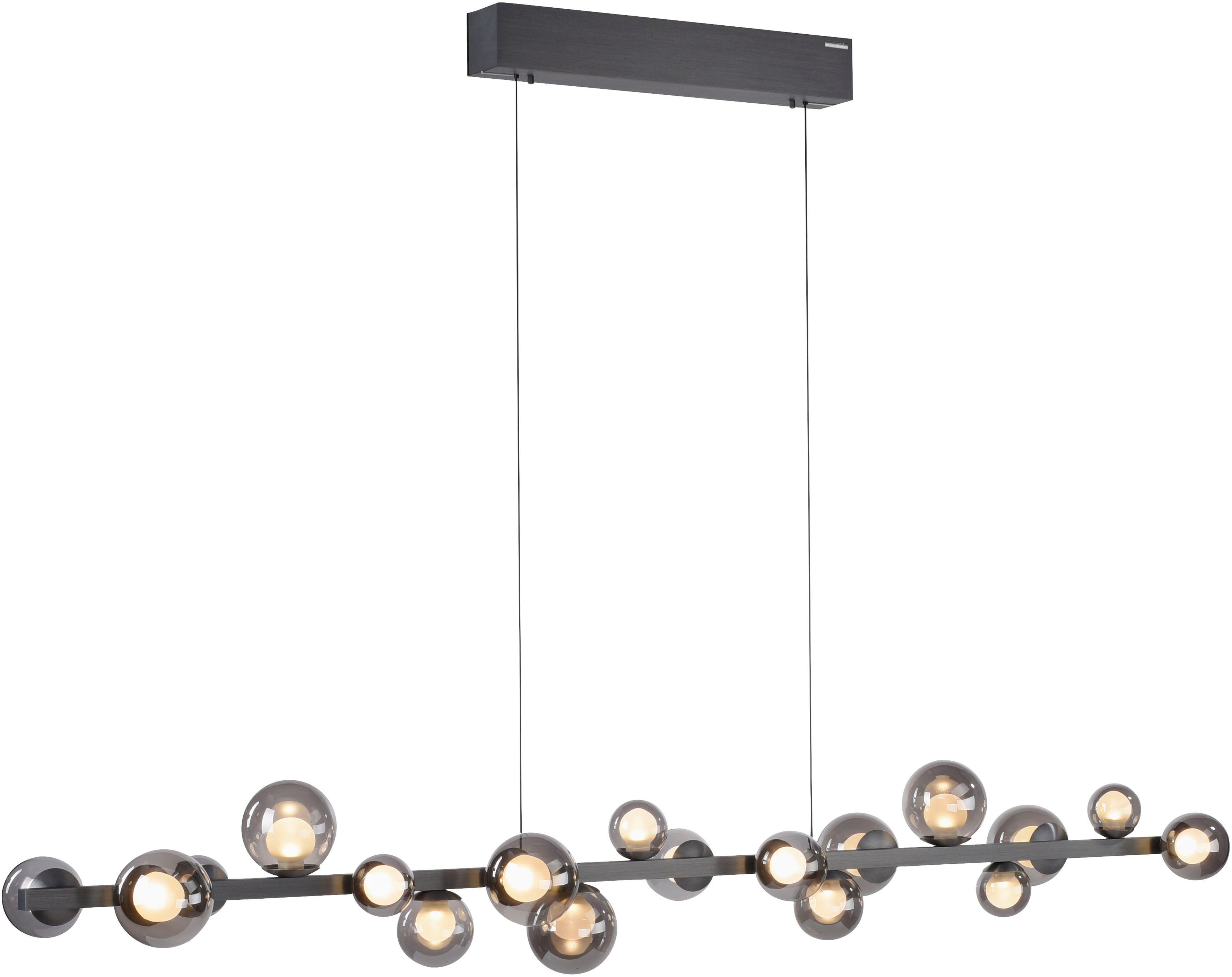 Neuhaus PURE LED Pendelleuchte PURE E-Popup, CCT - über Fernbedienung, LED fest integriert, warmweiß - kaltweiß, e-LIFT® Funktion, CCT, dimmbar über Fernbedienung