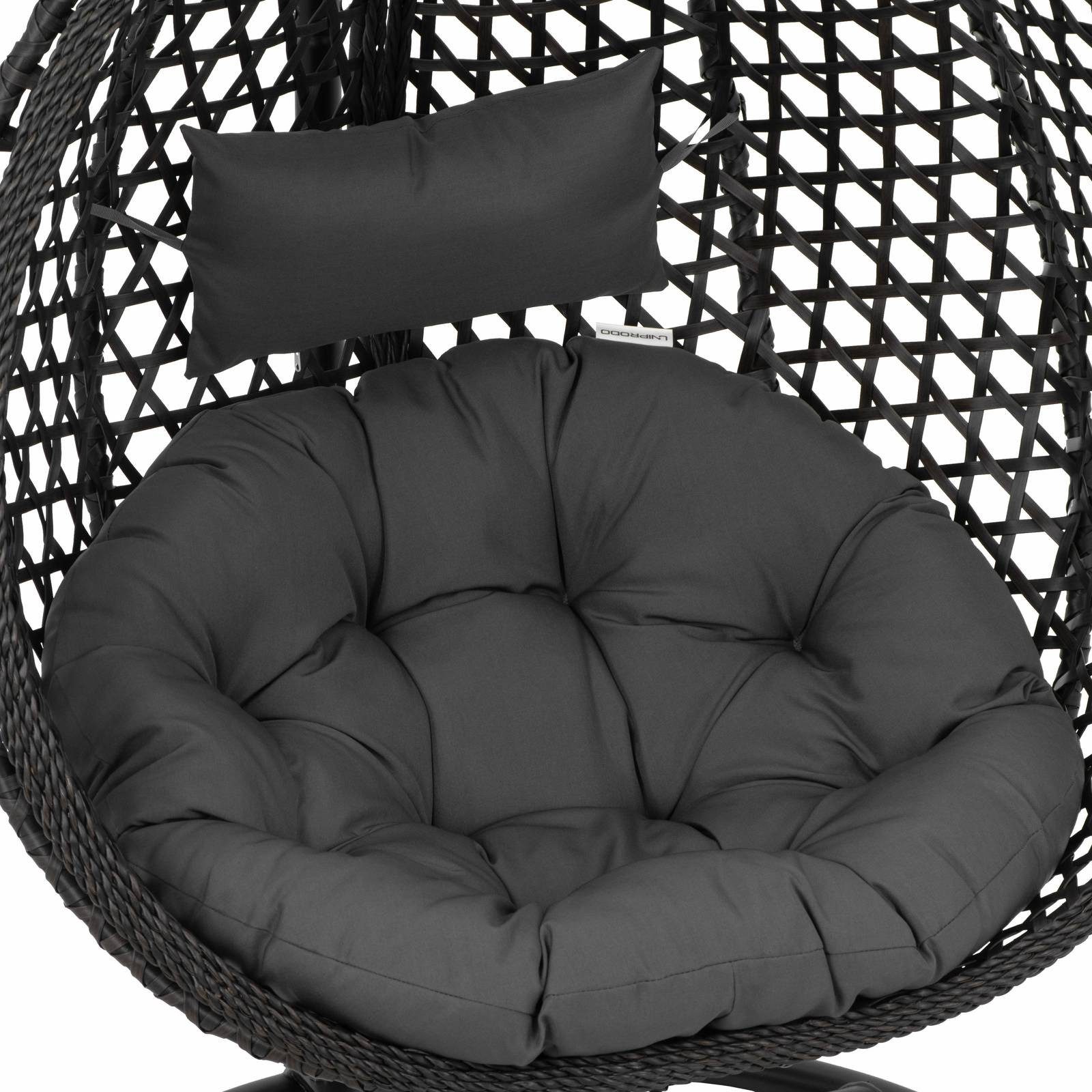 Uniprodo Hängesessel mit Gestell Outdoor Garten günstig online kaufen