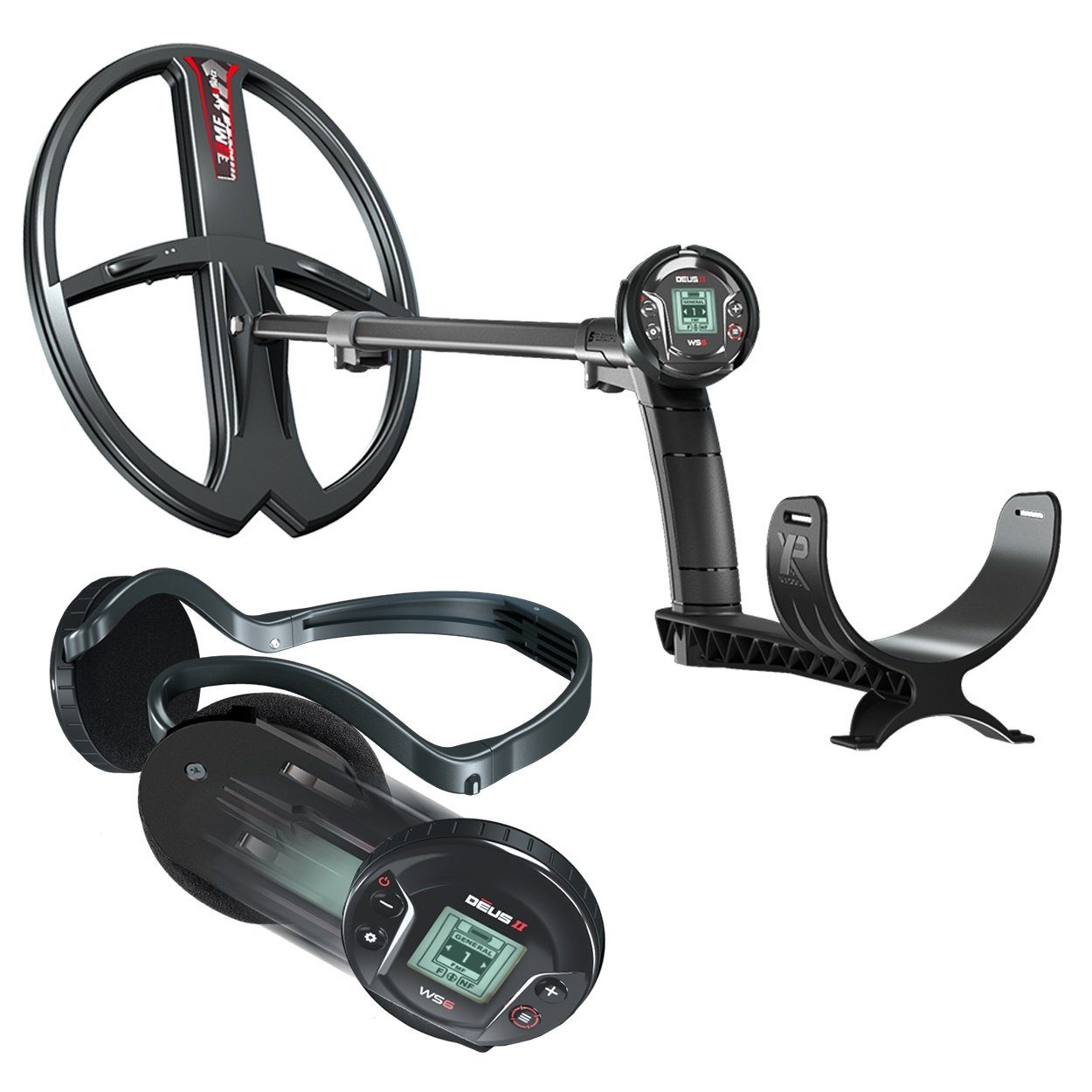 XP Metal Detectors Metalldetektor DEUS 2 II 34 FMF WS6 MASTER, kabellos, FMF Multifrequenz, Keine RC